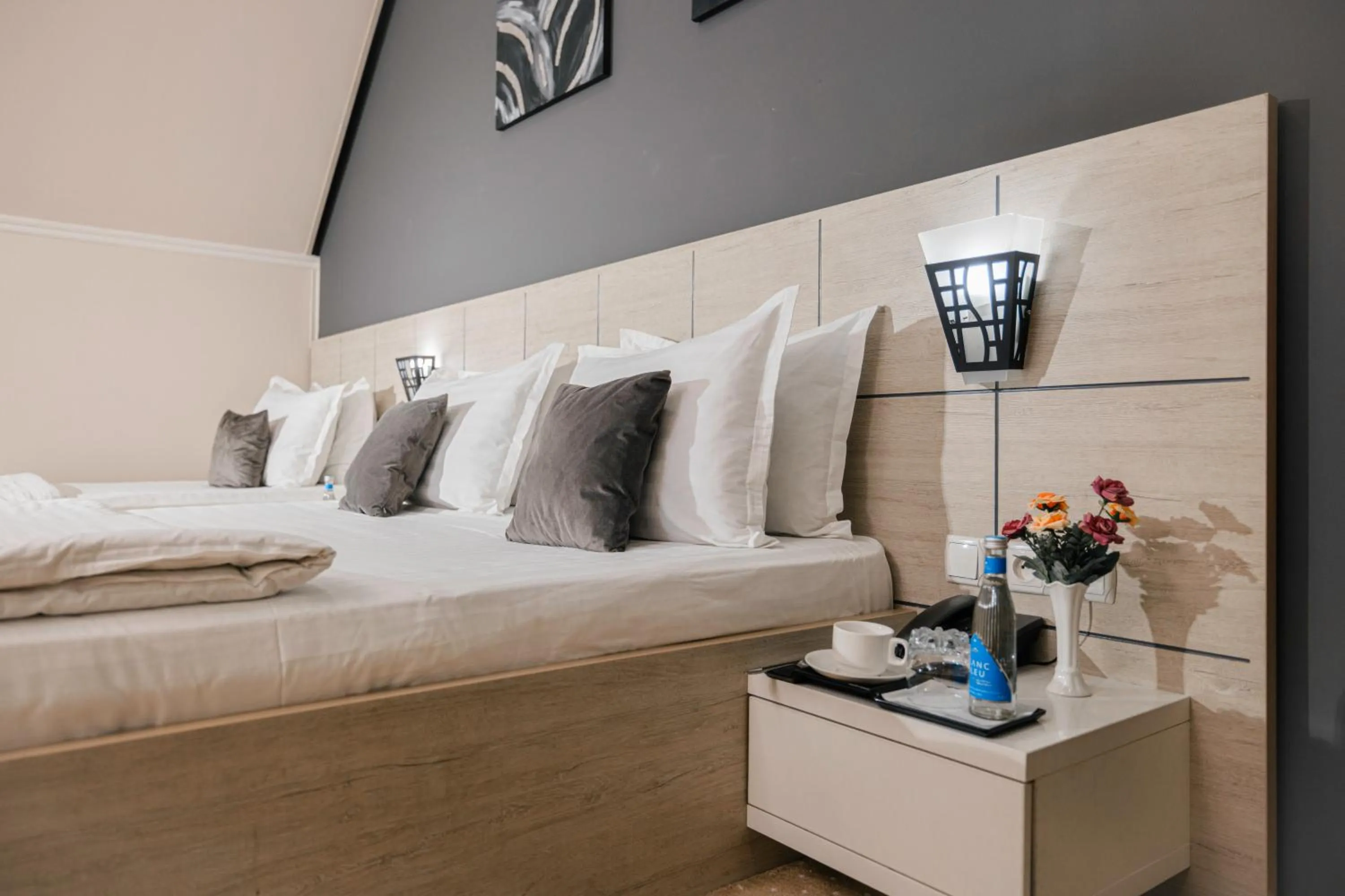 Bed in Art Regency Premium Hotel, Free Airport Shuttle Service