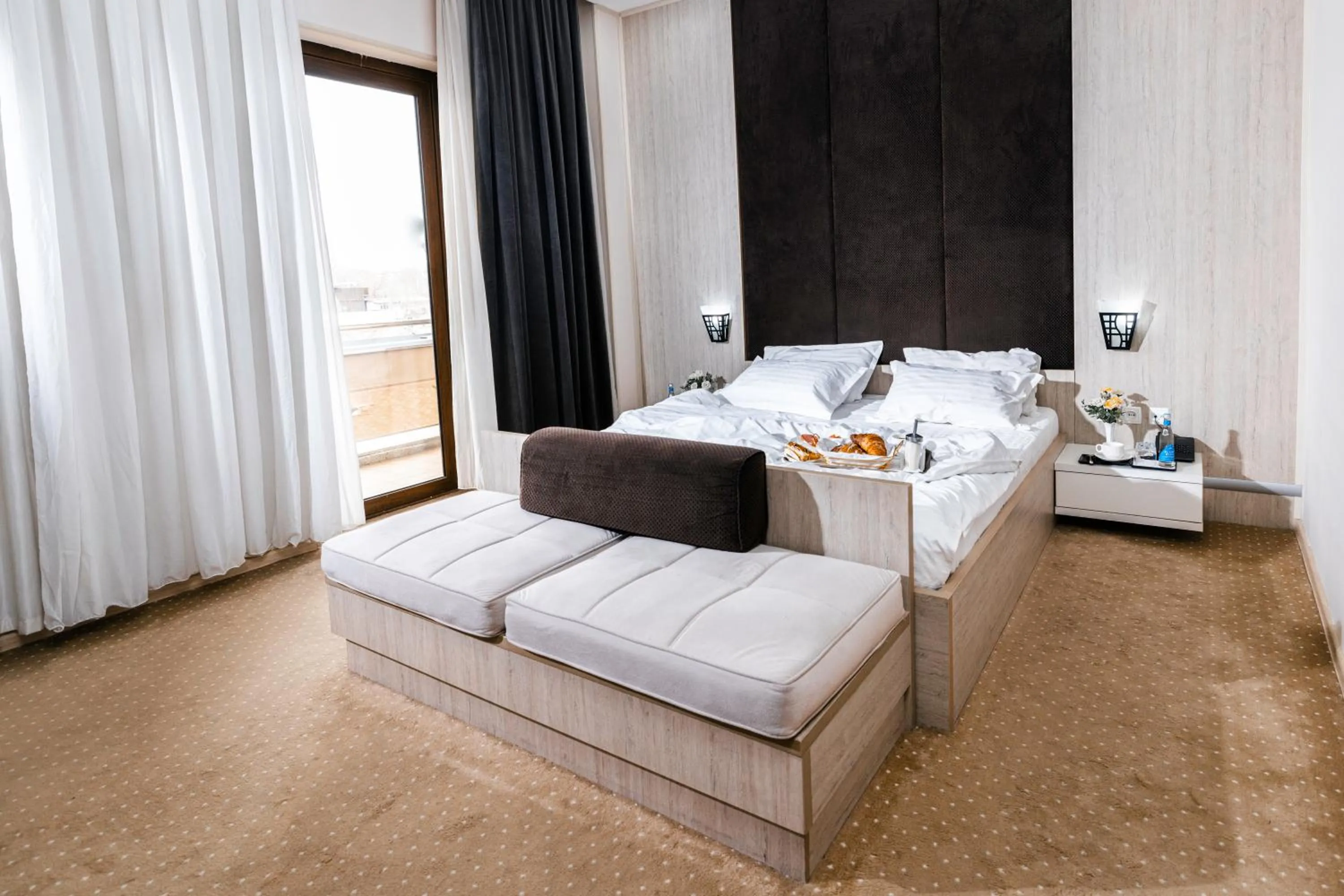 Food and drinks, Bed in Art Regency Premium Hotel, Free Airport Shuttle Service