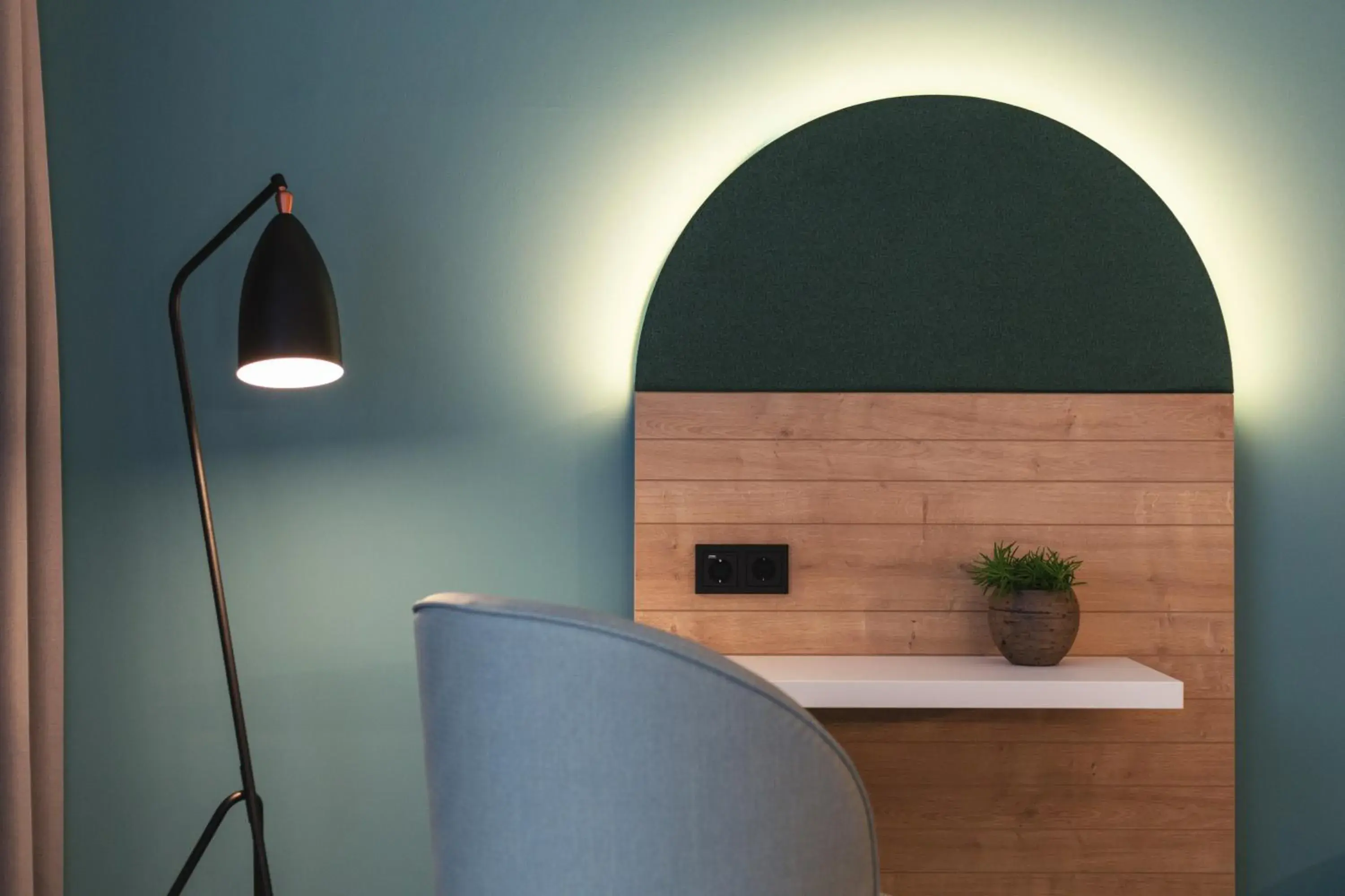 Bedroom in Holiday Inn - the niu, Cure Erlangen by IHG Bedroom in Holiday Inn - the niu, Cure Erlangen by IHG