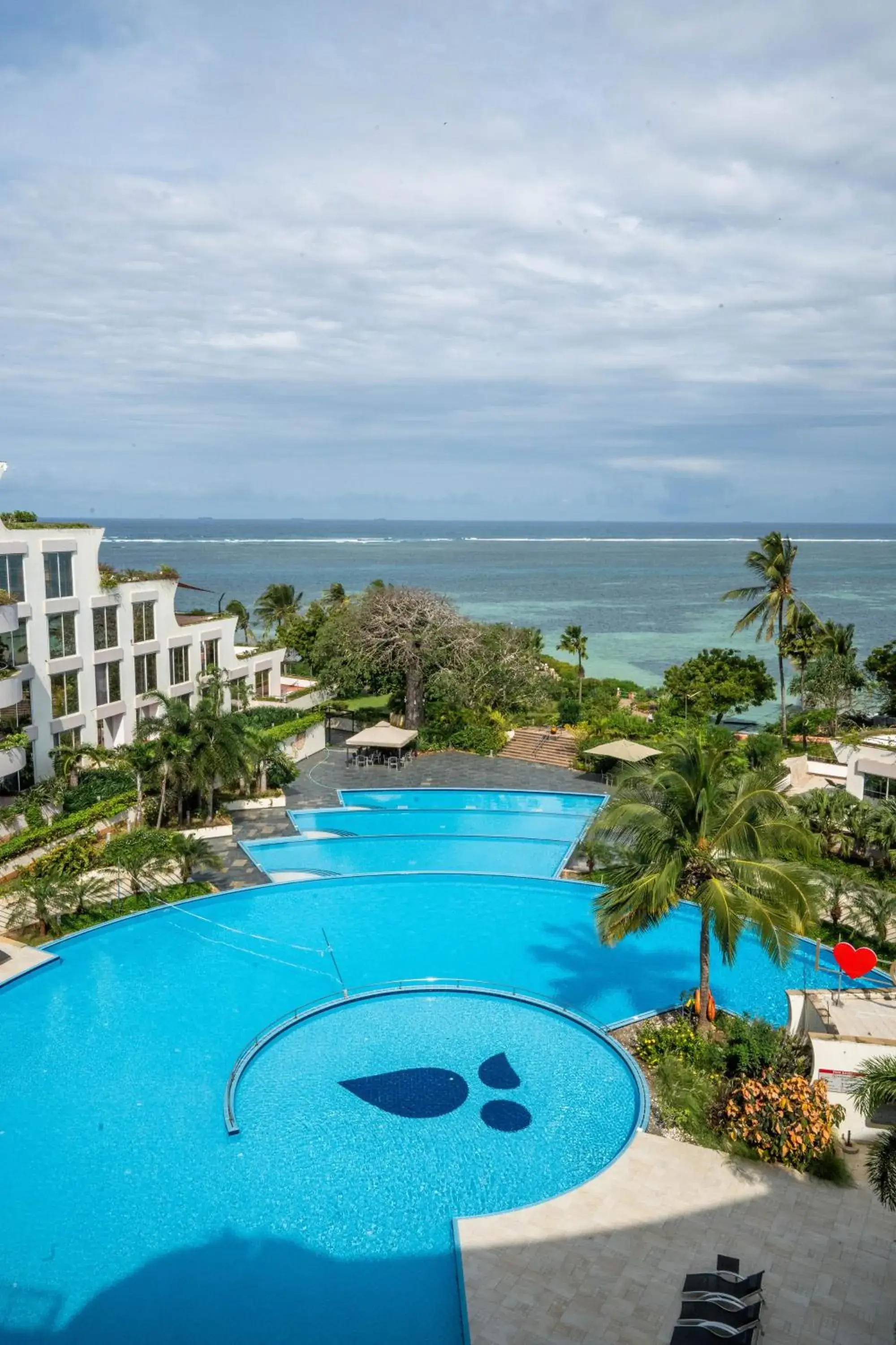 Pool view in Kilua Residences by CityBlue, Mombasa Pool view in Kilua Residences by CityBlue, Mombasa