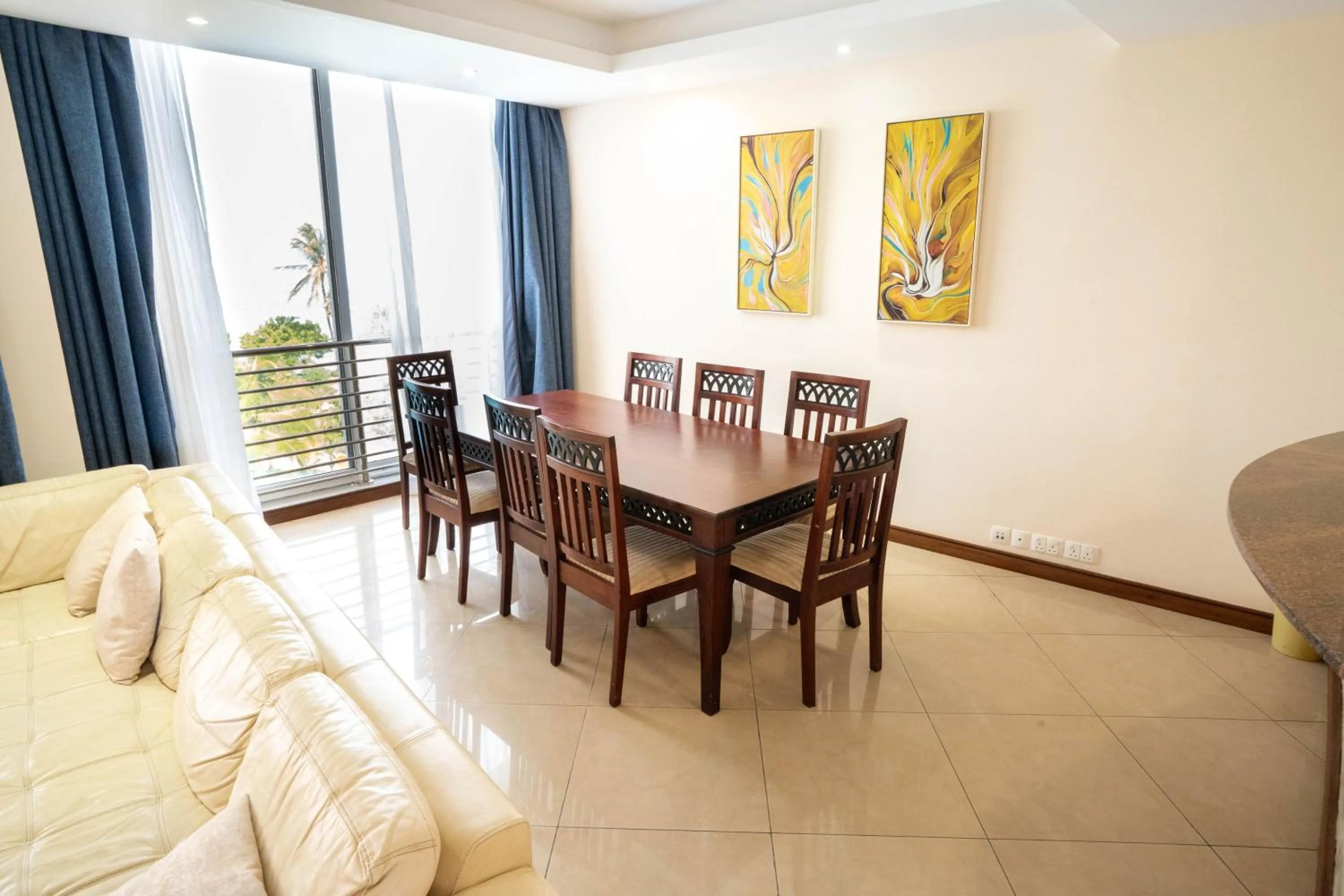 Living room in Kilua Residences by CityBlue, Mombasa