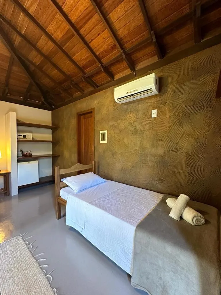 Bed in Pousada Santo Mar