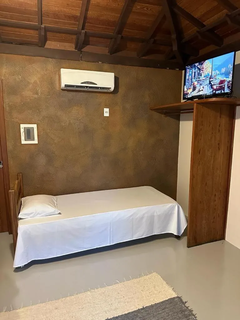 Bed in Pousada Santo Mar