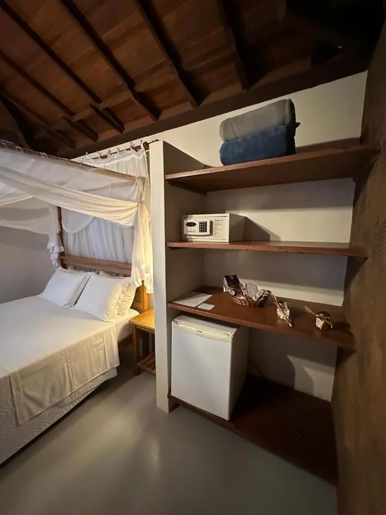Bed in Pousada Santo Mar