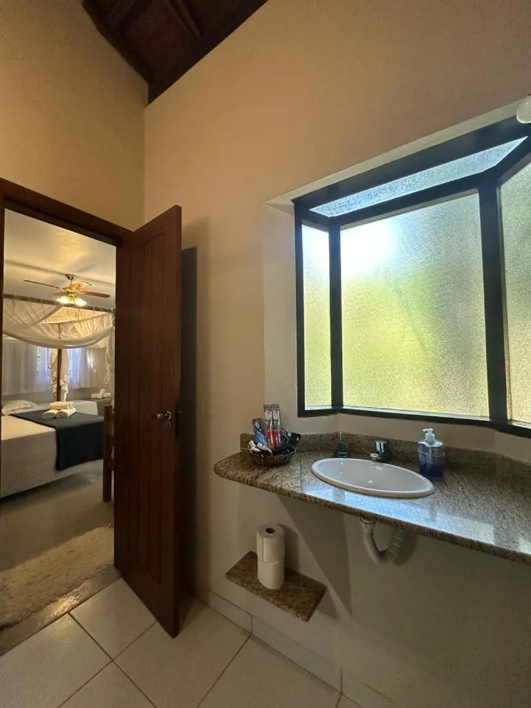Bed in Pousada Santo Mar