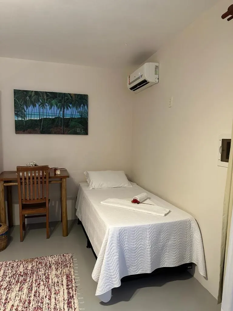 Bed in Pousada Santo Mar