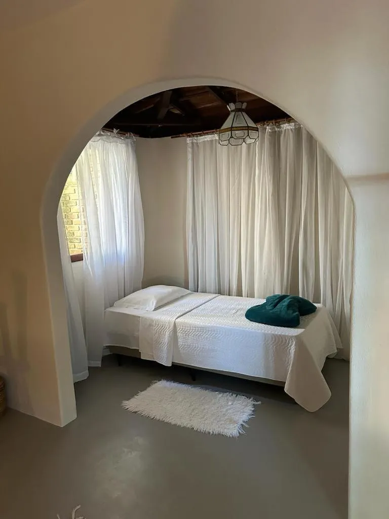 Bed in Pousada Santo Mar