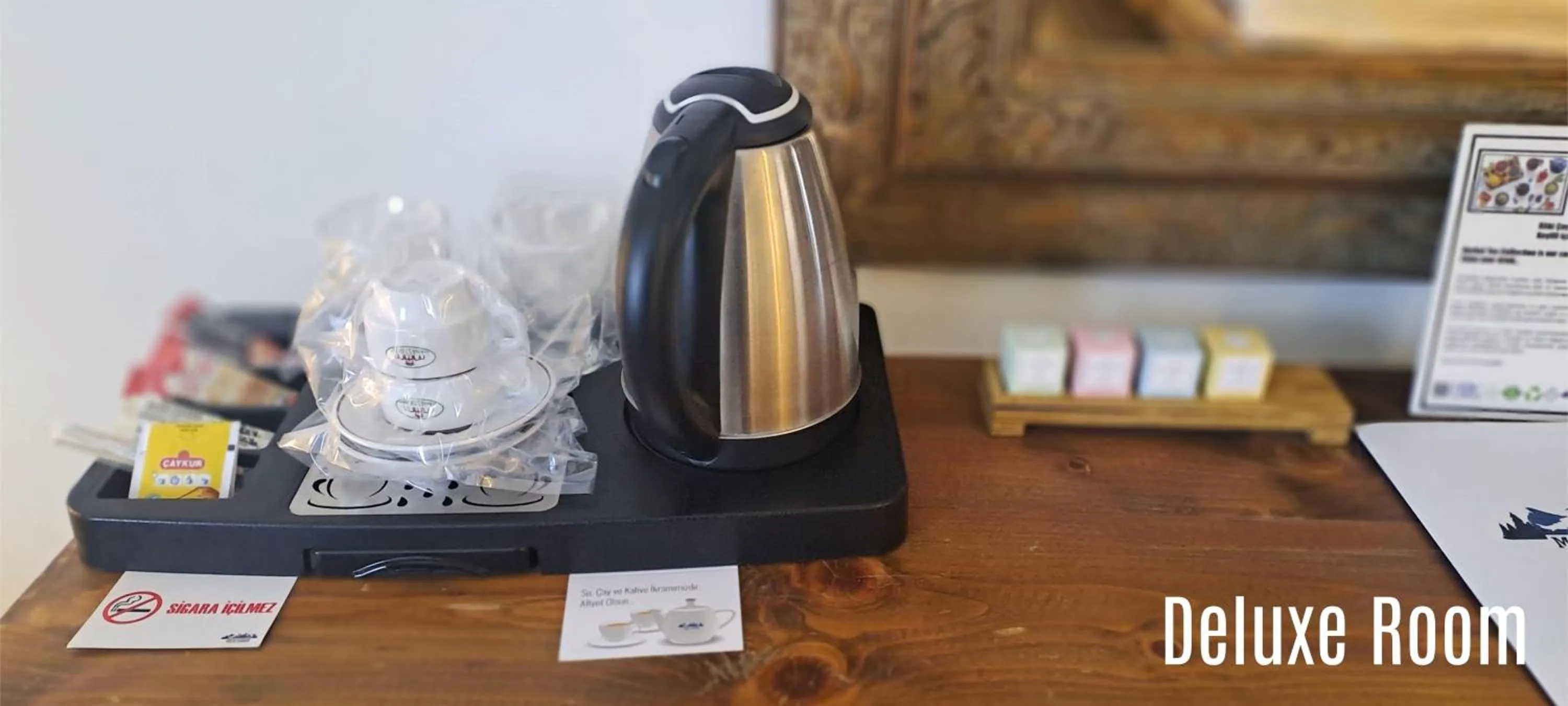 Coffee/tea facilities in Manastırhan Otel Kazdağları