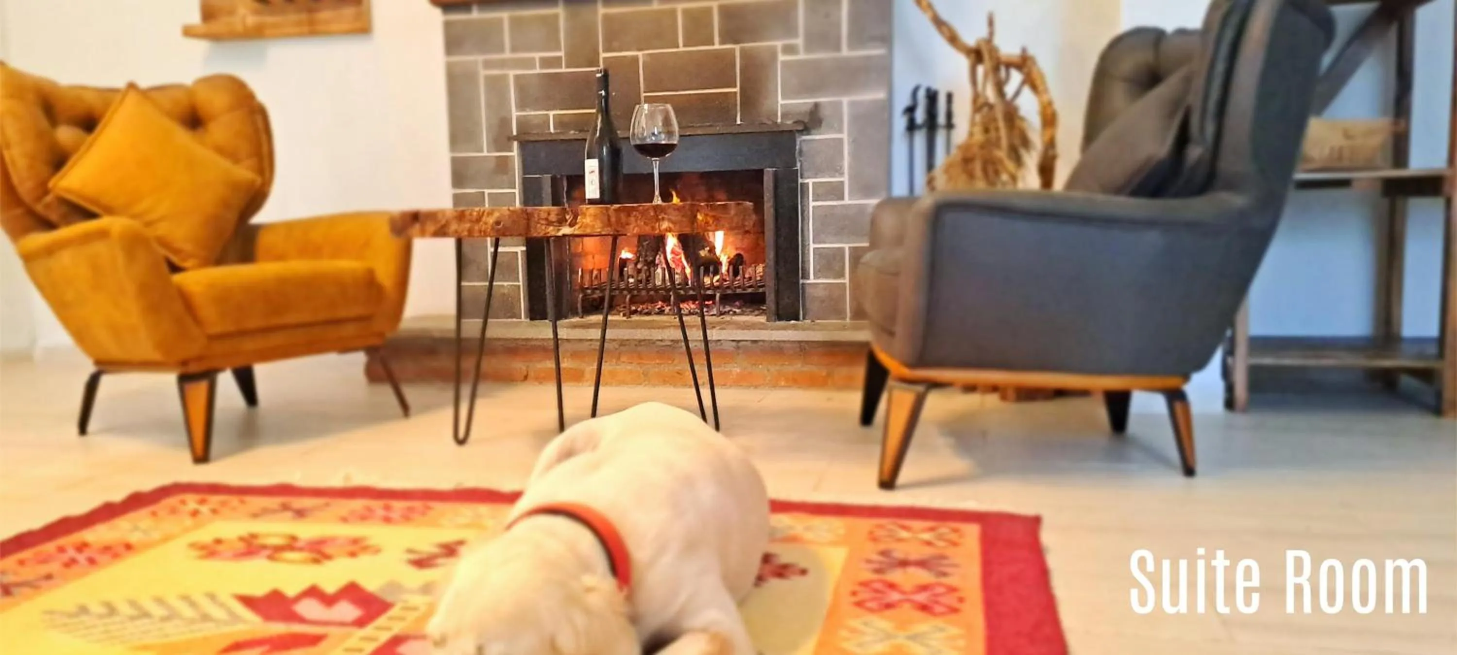 Seating area in Manastırhan Otel Kazdağları