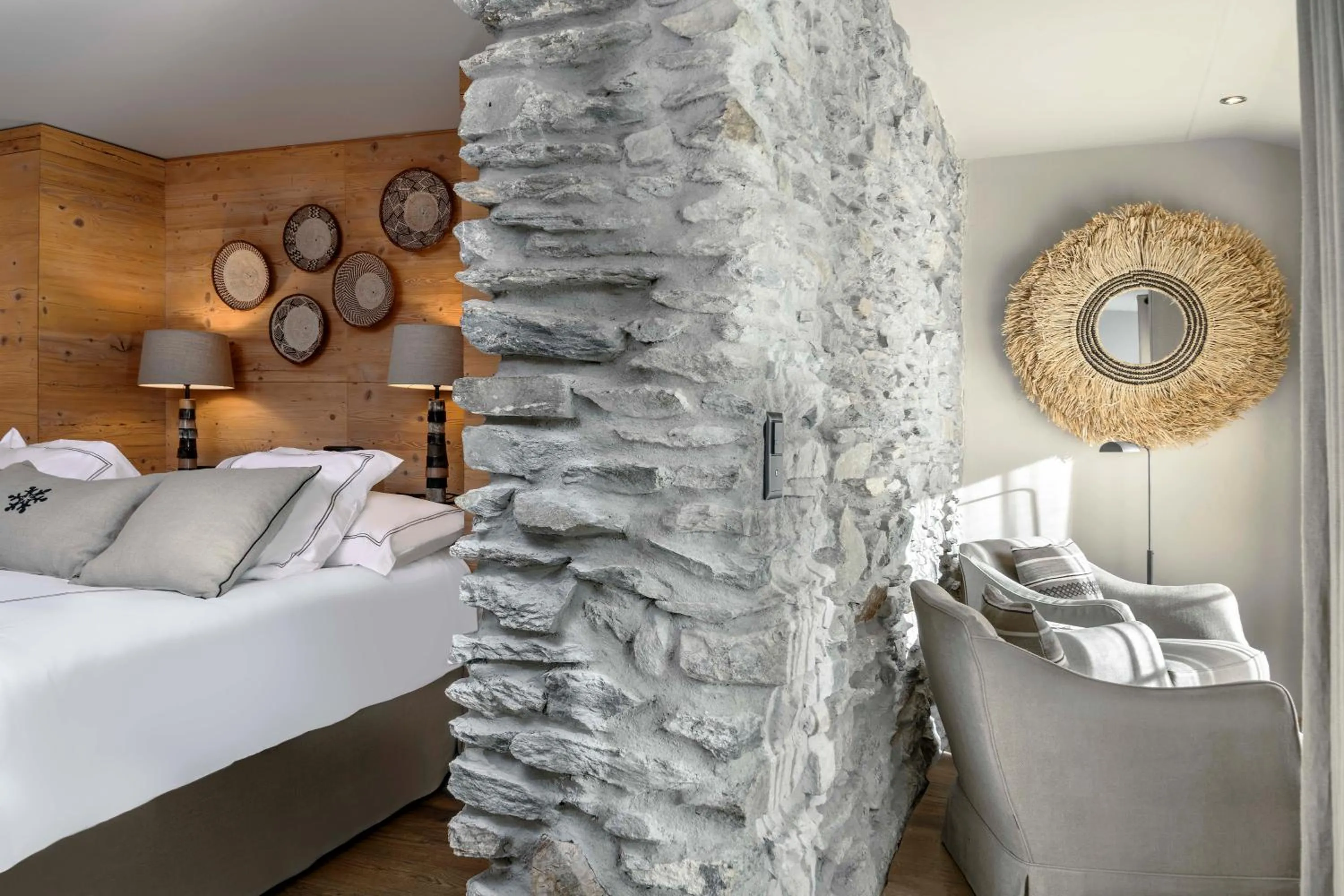 Bed in Unique Hotel Post