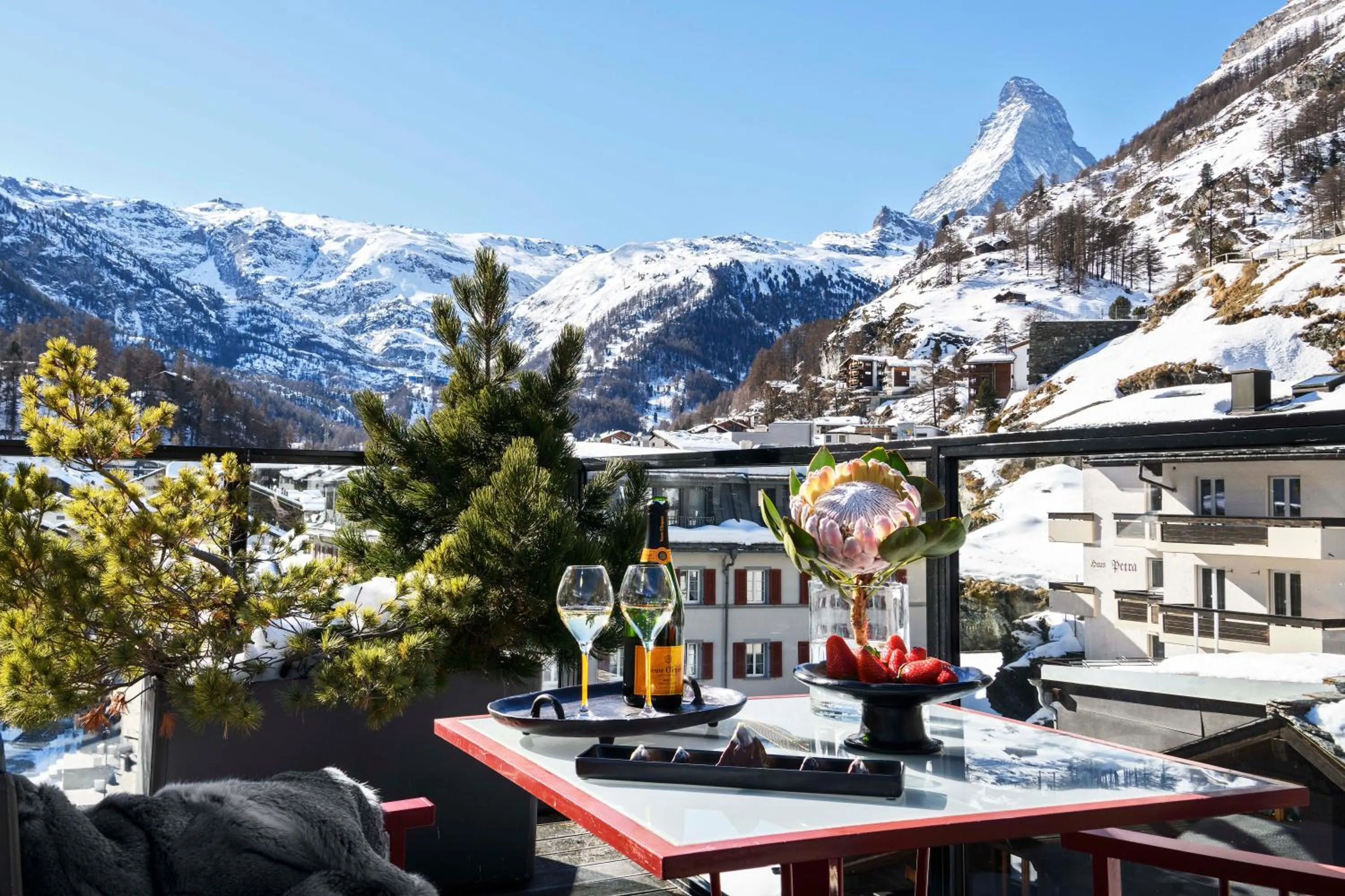 Patio in Unique Hotel Post