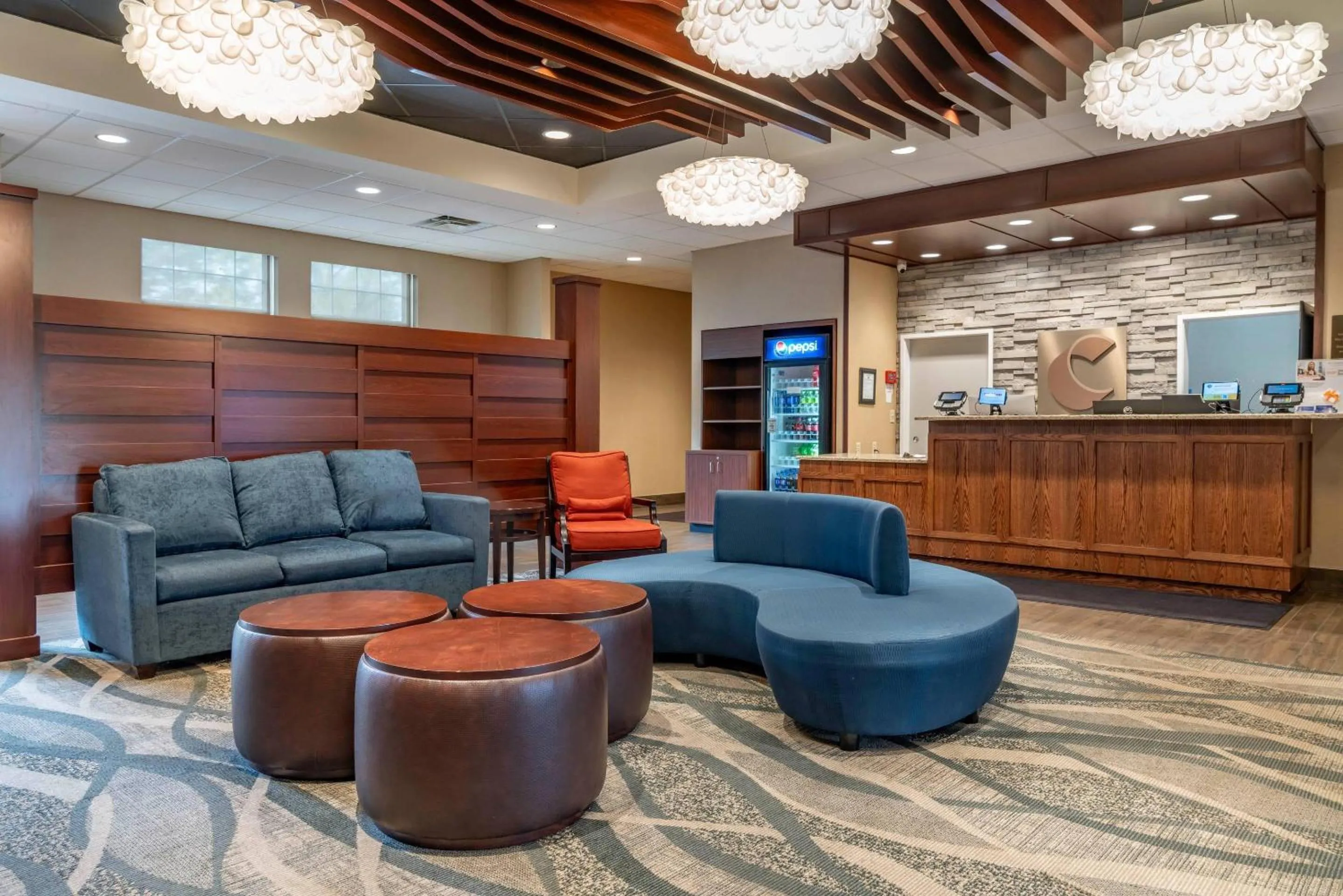 Lobby or reception in Comfort Inn University