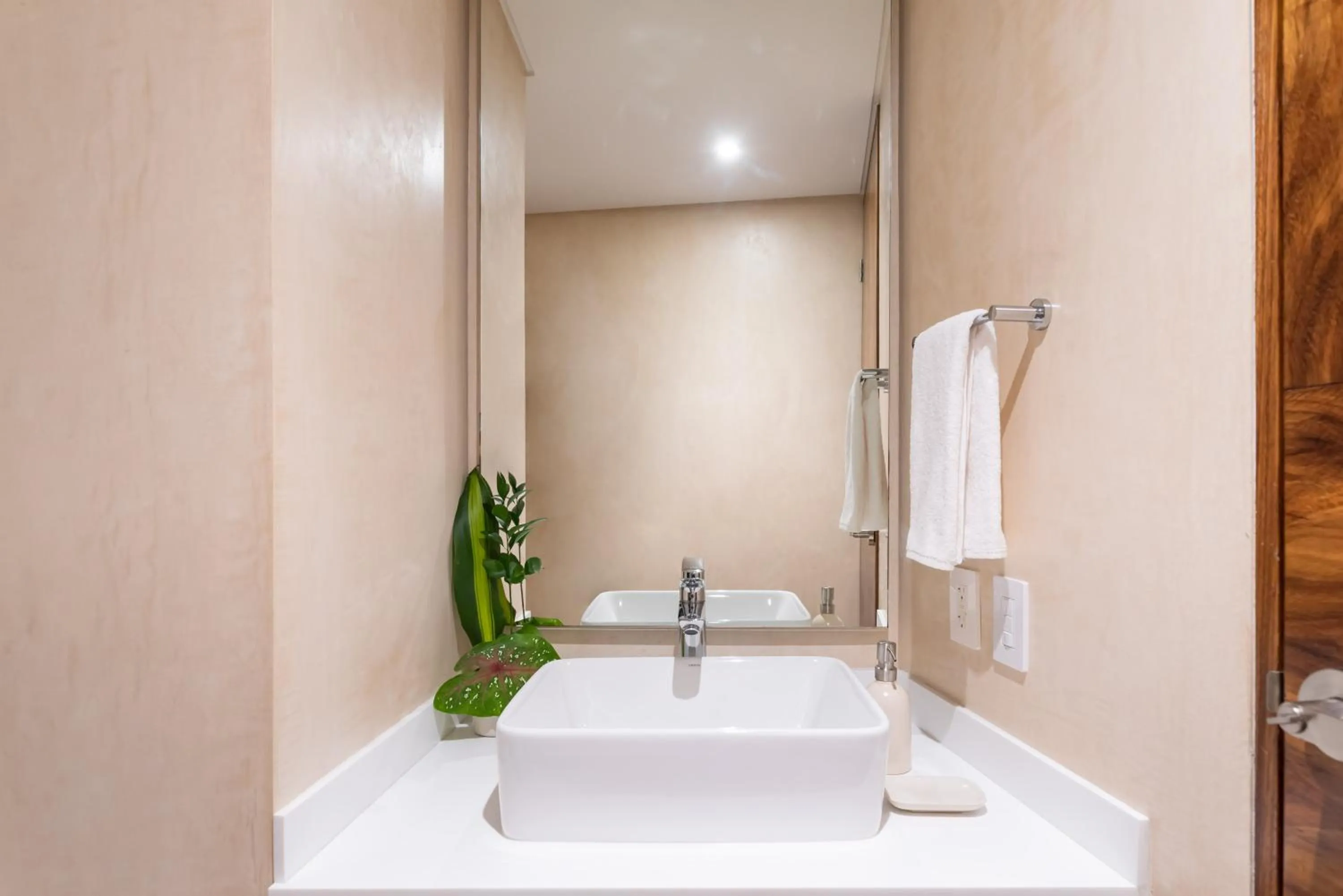 Bathroom in Central Park Lagunas by Sandy Powerful