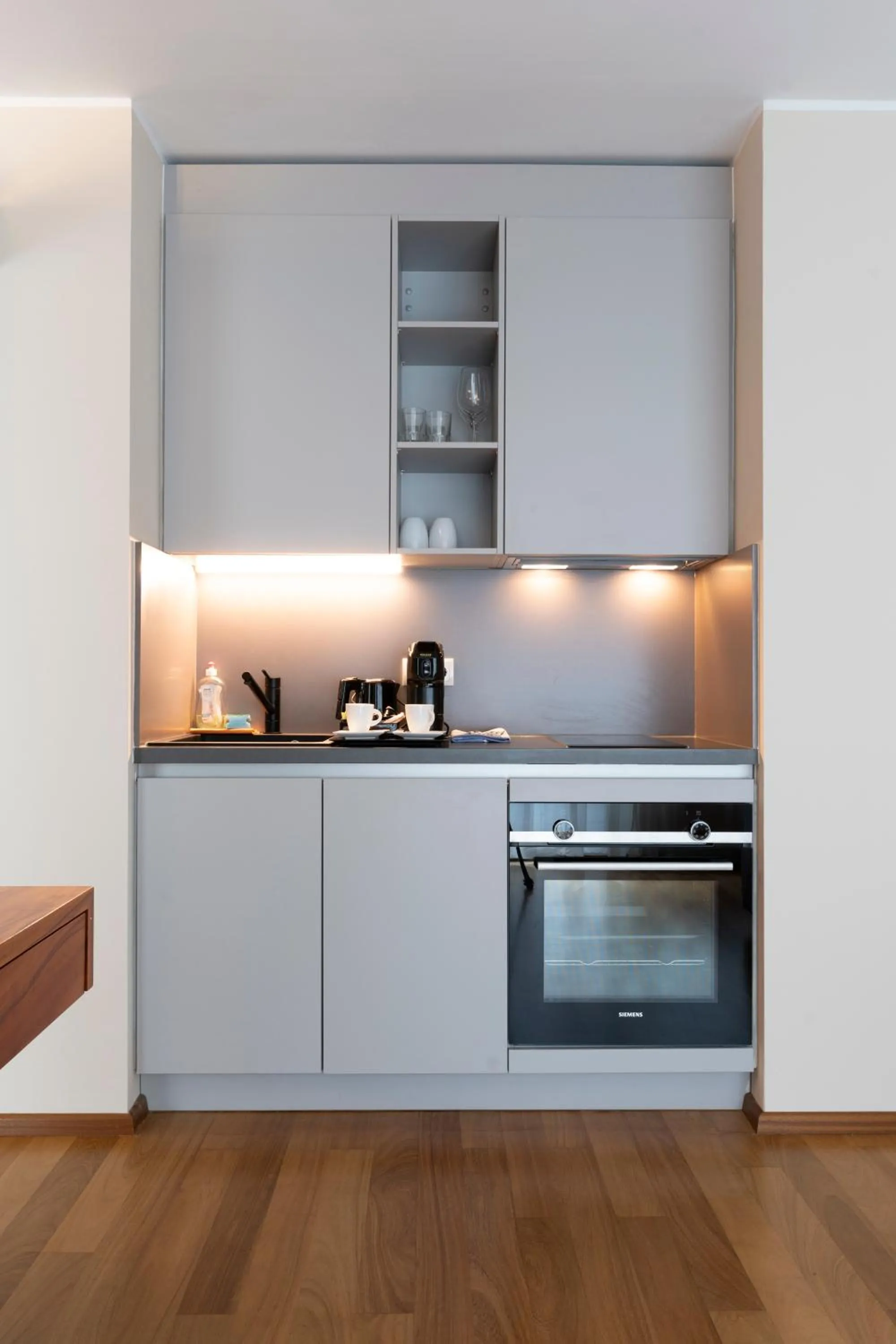 kitchen in Pakat Suites