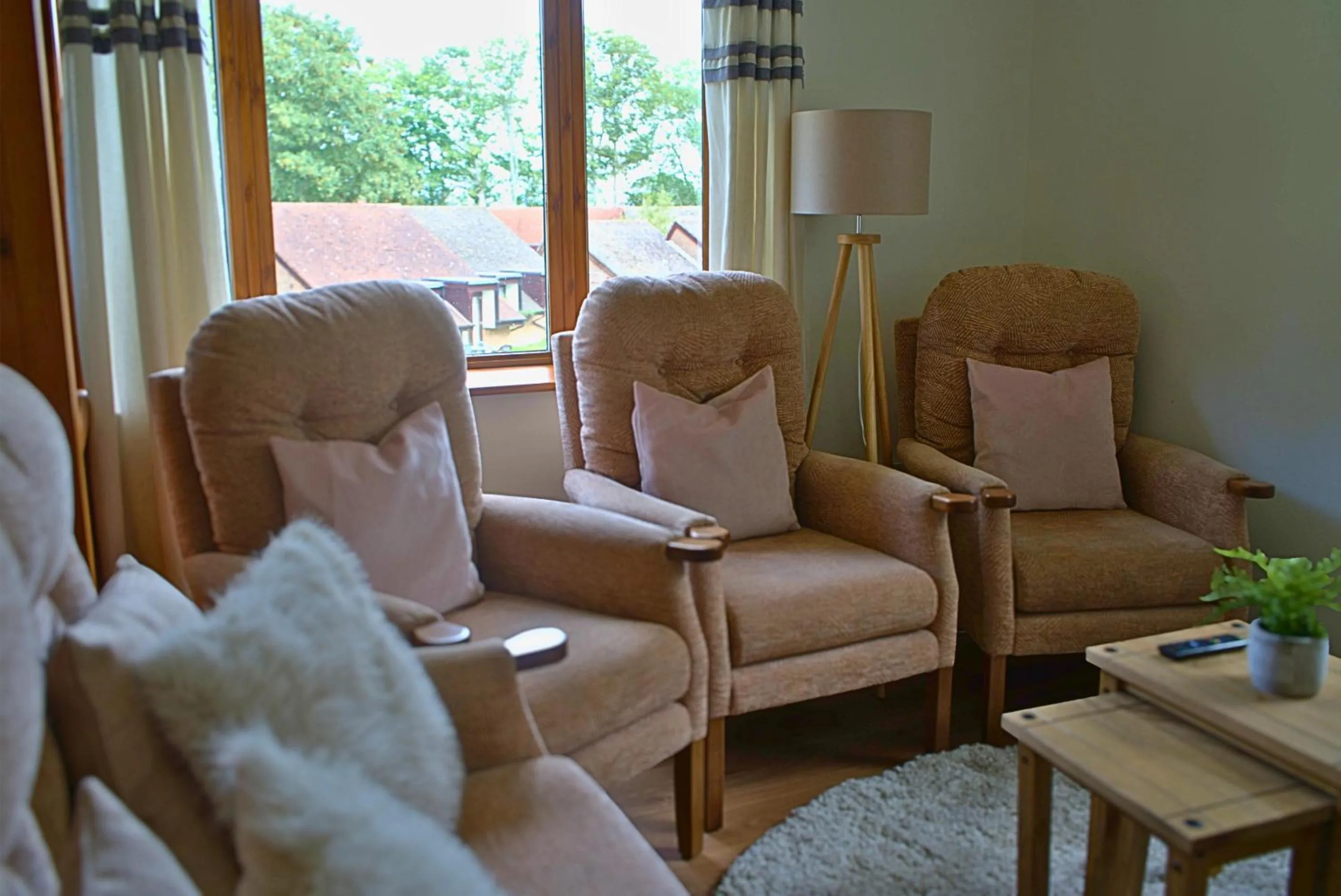 Living room in Glyndley Manor Cottages