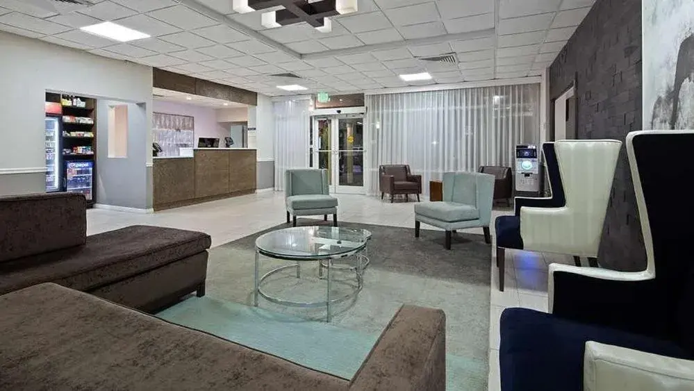Lobby or reception in Ramada by Wyndham Cocoa Lobby or reception in Ramada by Wyndham Cocoa