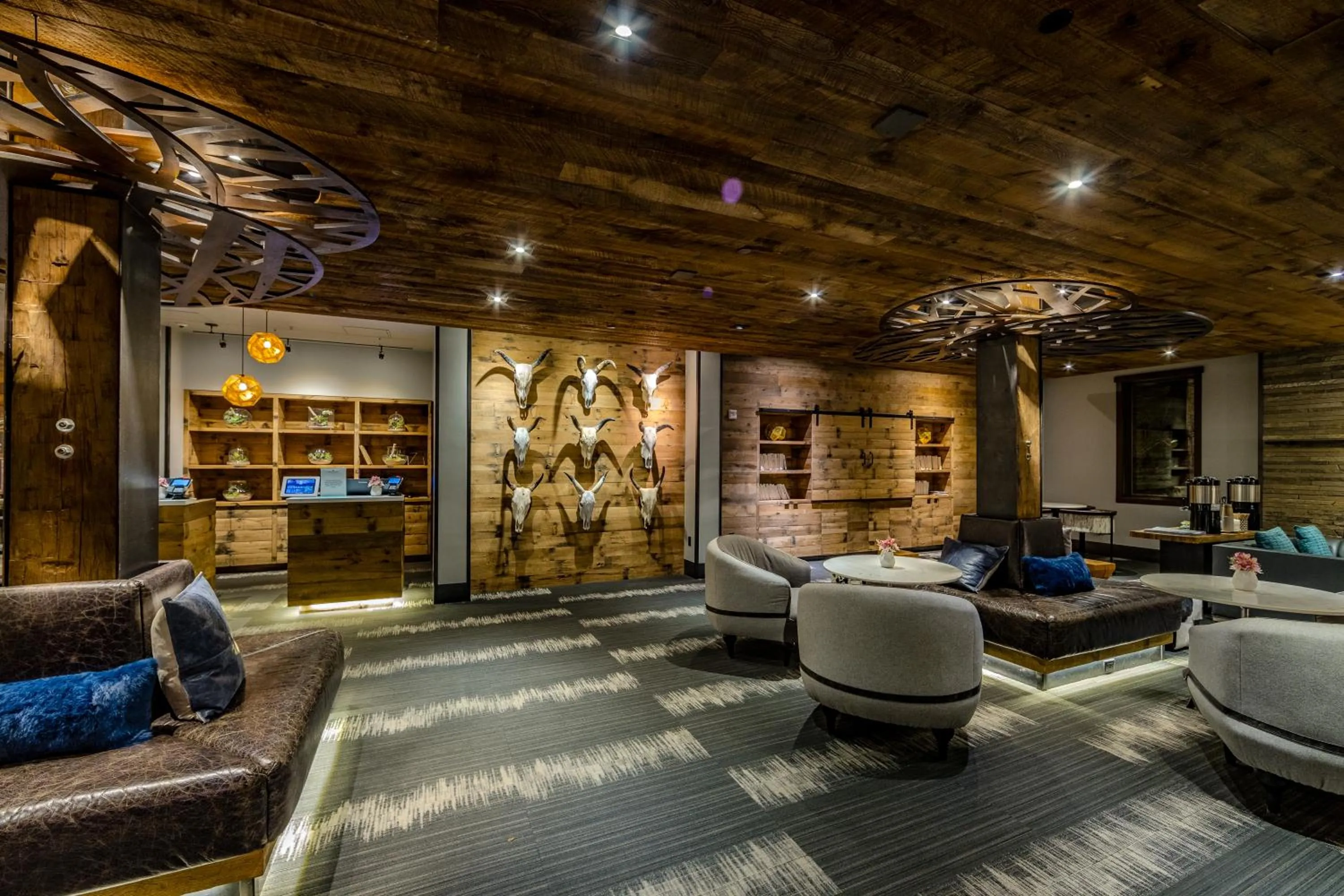 Lobby or reception in Hotel Terra Jackson Hole, a Noble House Resort