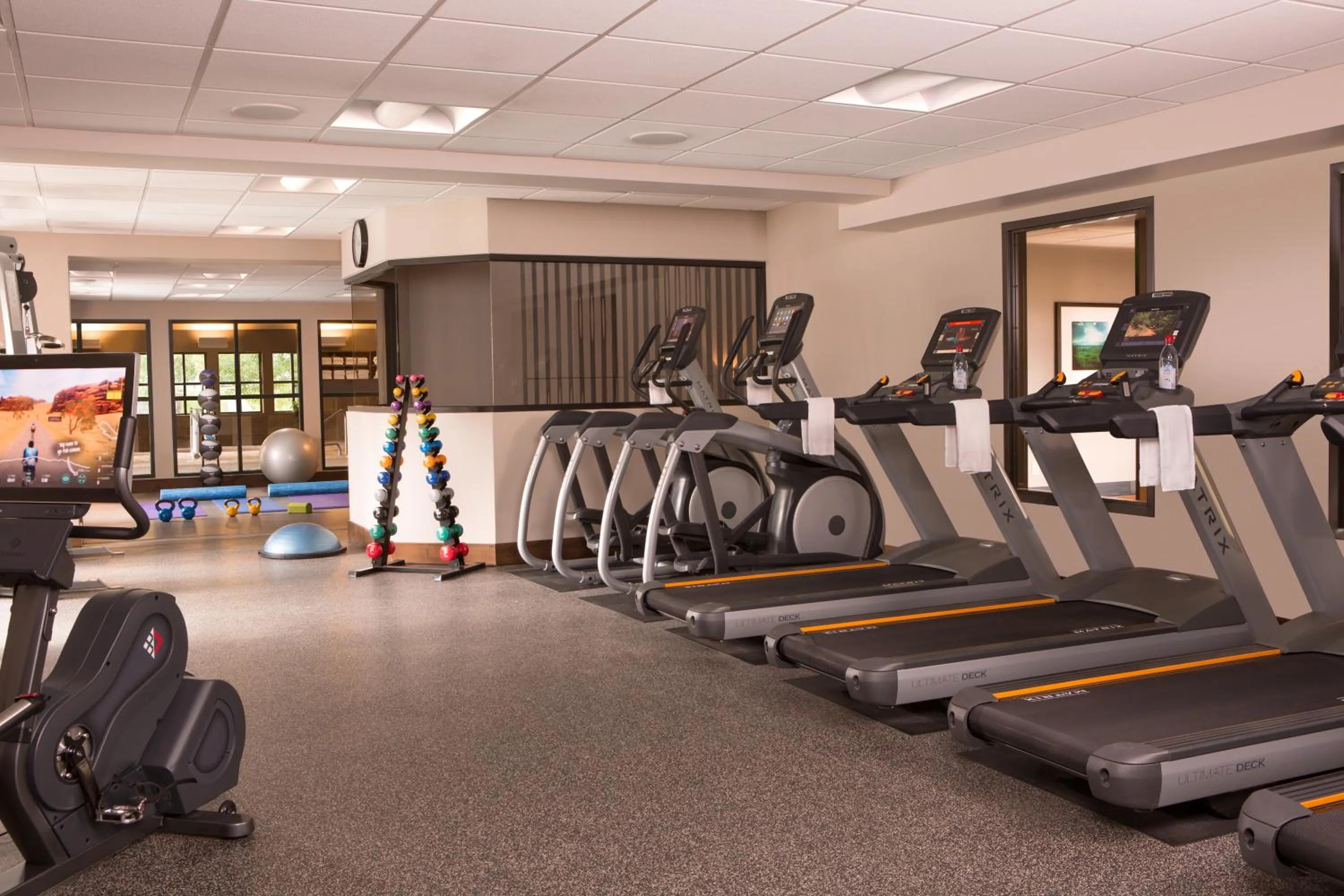 Fitness centre/facilities in Teton Mountain Lodge and Spa, a Noble House Resort
