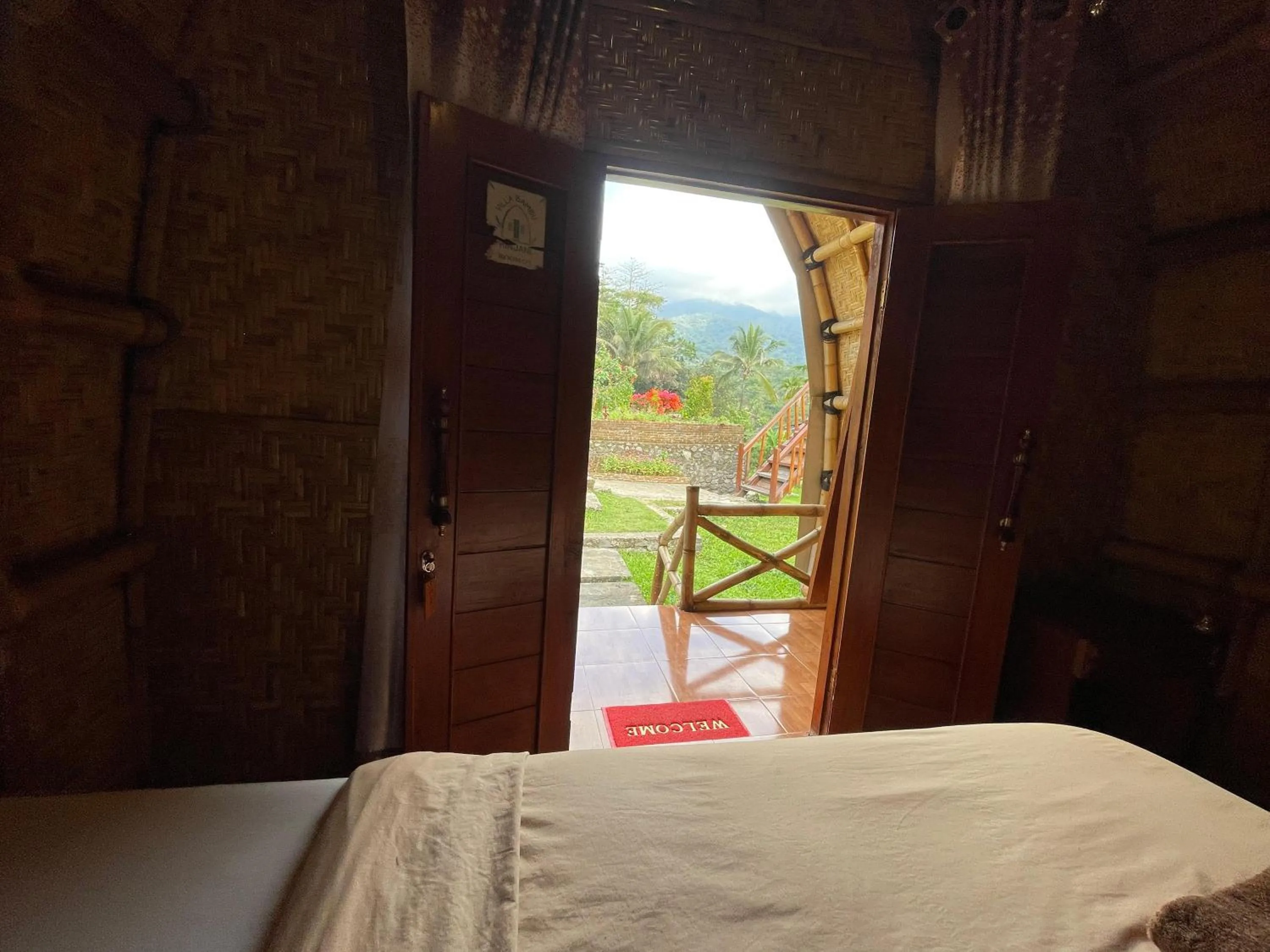 Bedroom, Bed in Villa Bambu Rinjani & Restaurant