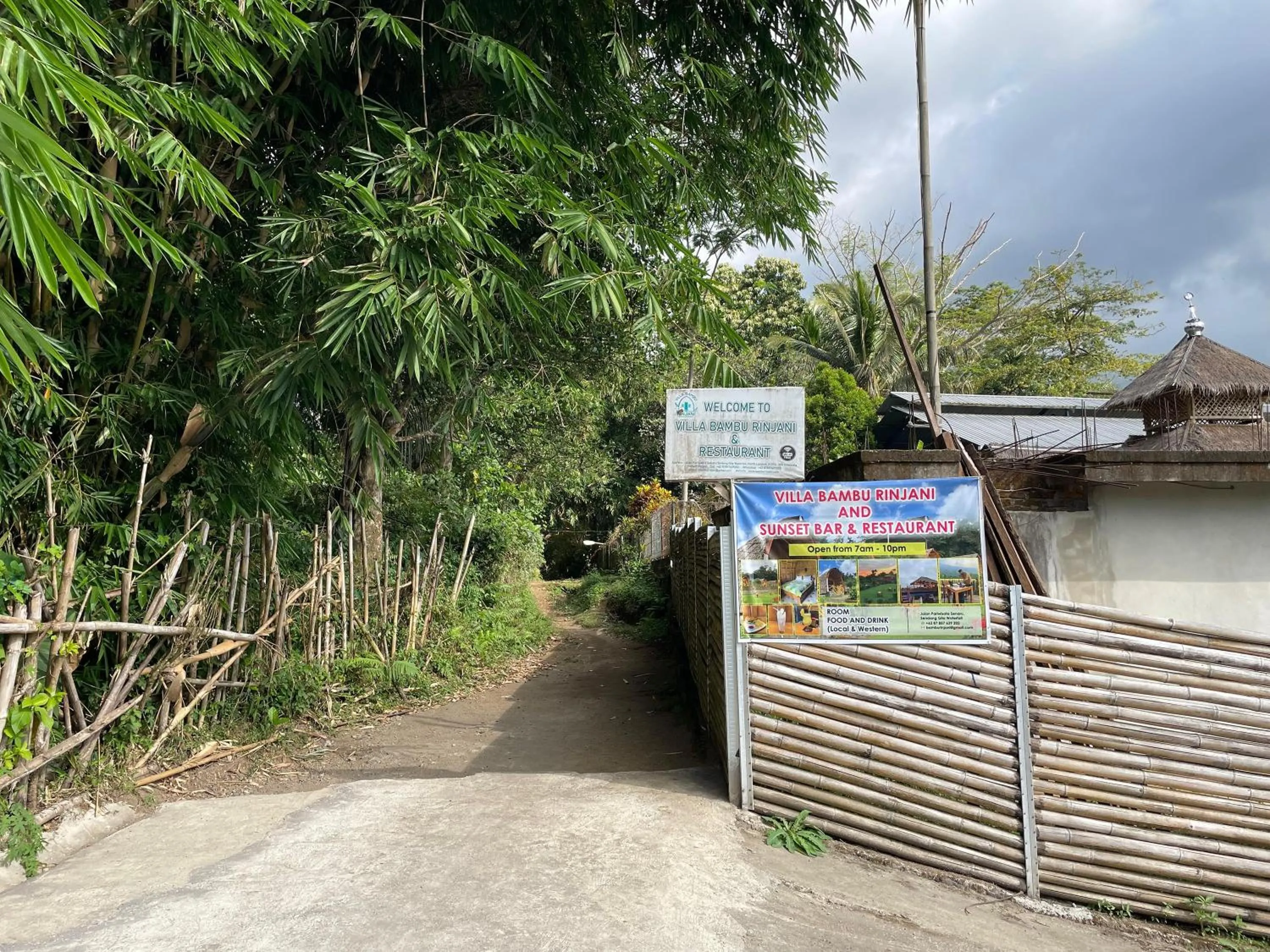 Natural landscape in Villa Bambu Rinjani & Restaurant