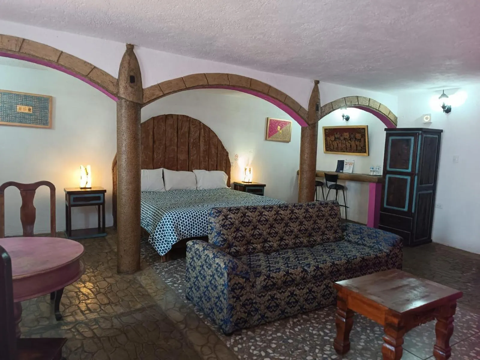 Bed in HOTEL BACANTES