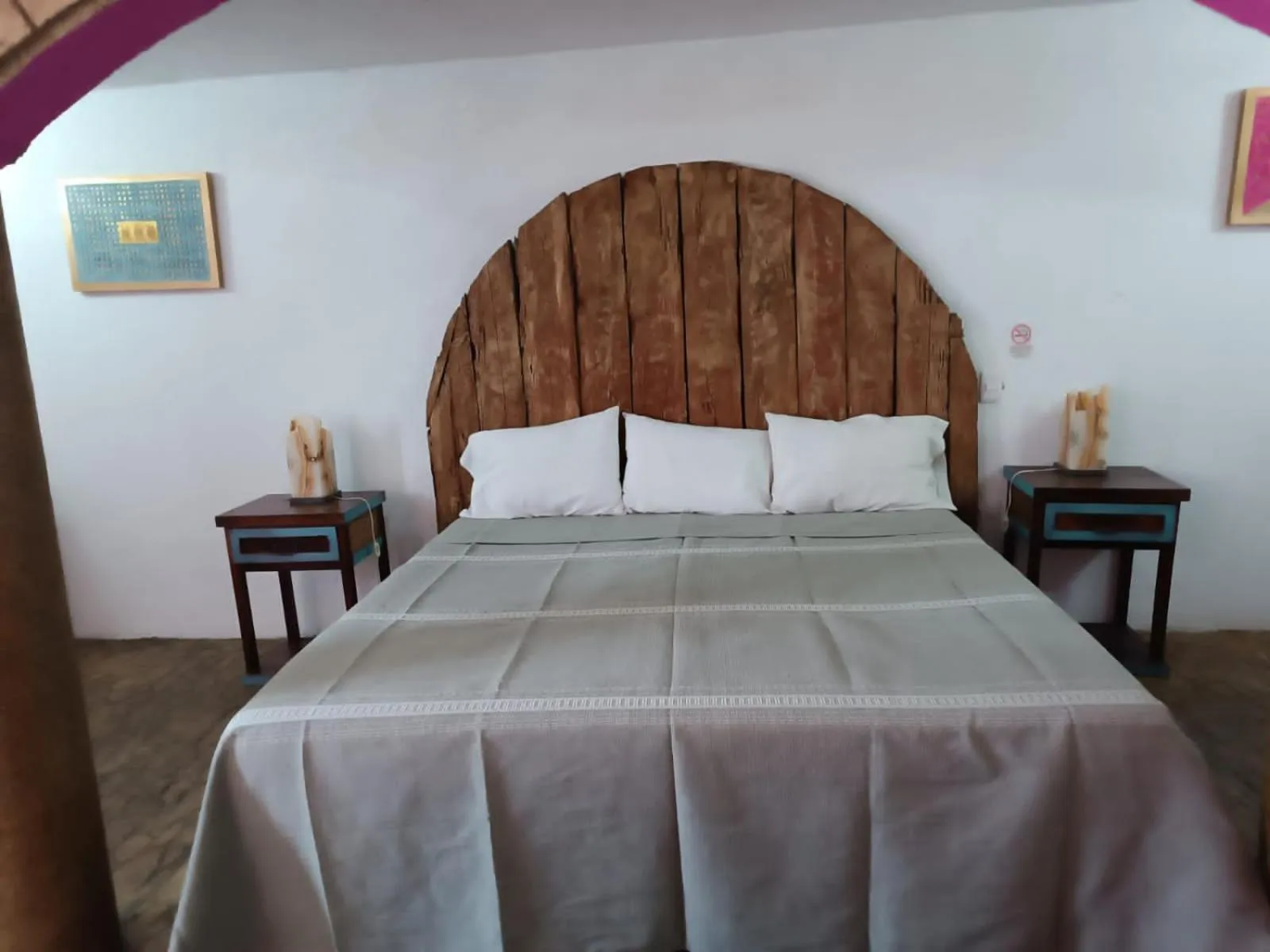 Bed in HOTEL BACANTES