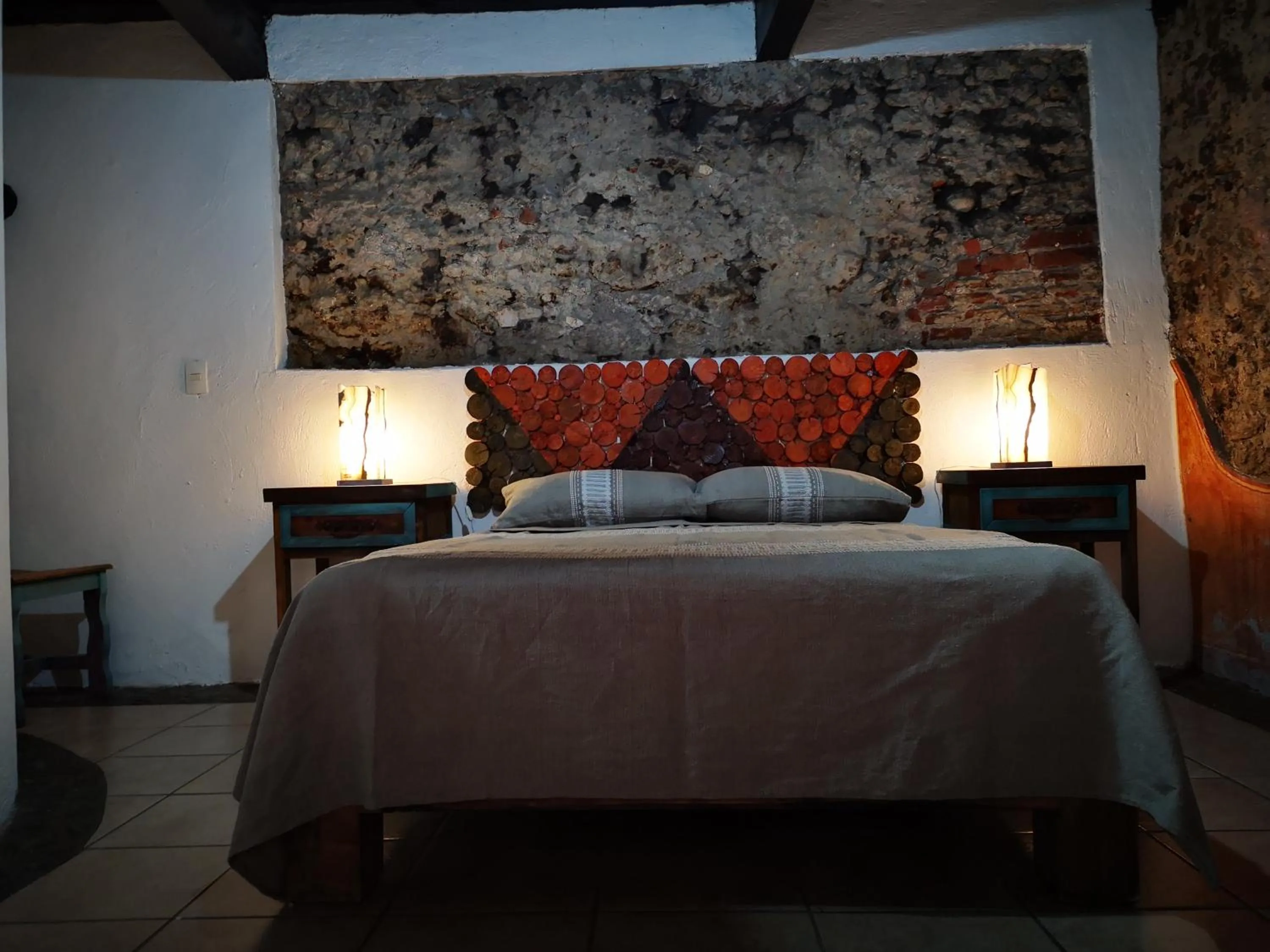 Bed in HOTEL BACANTES