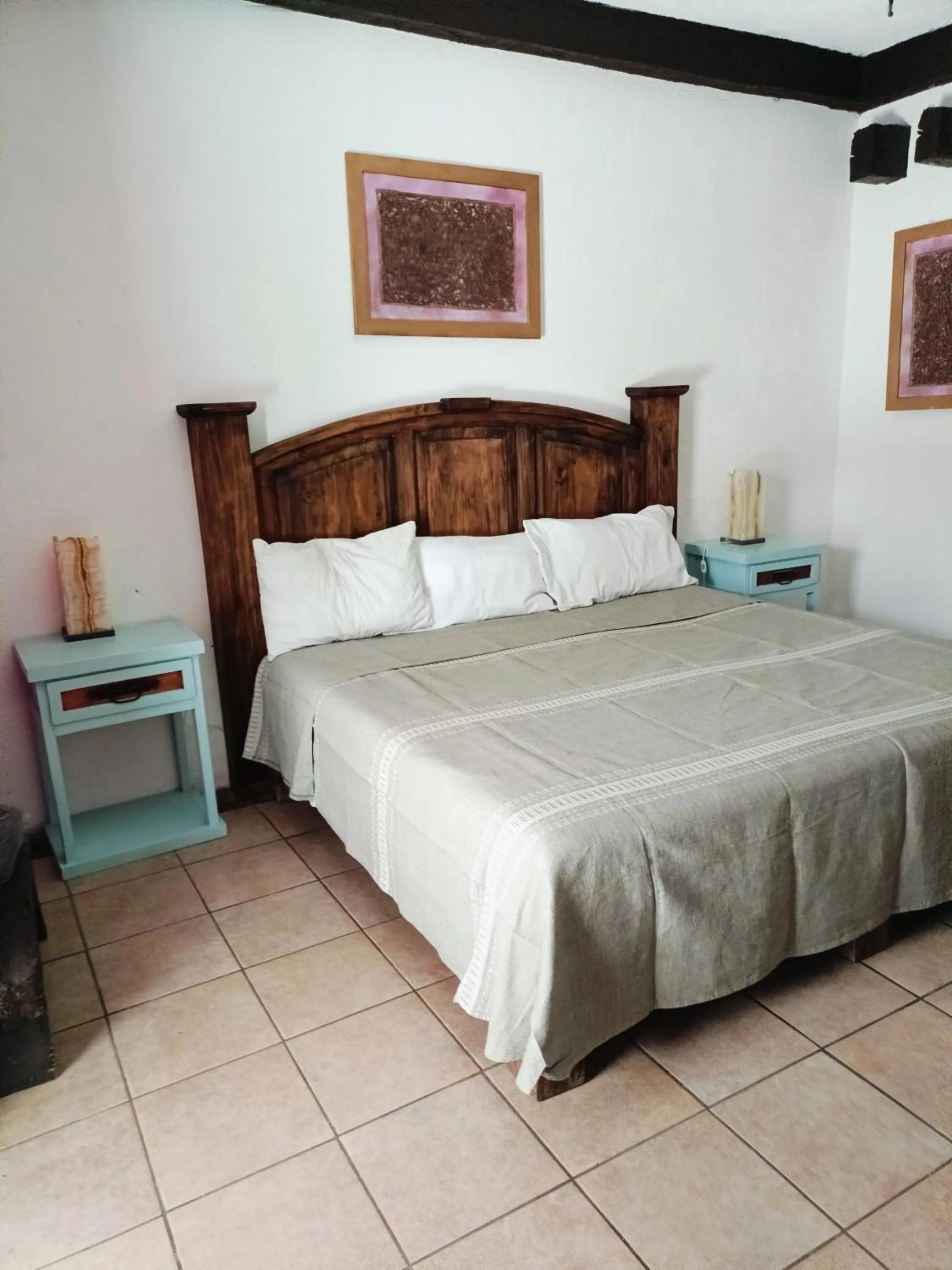 Bed in HOTEL BACANTES