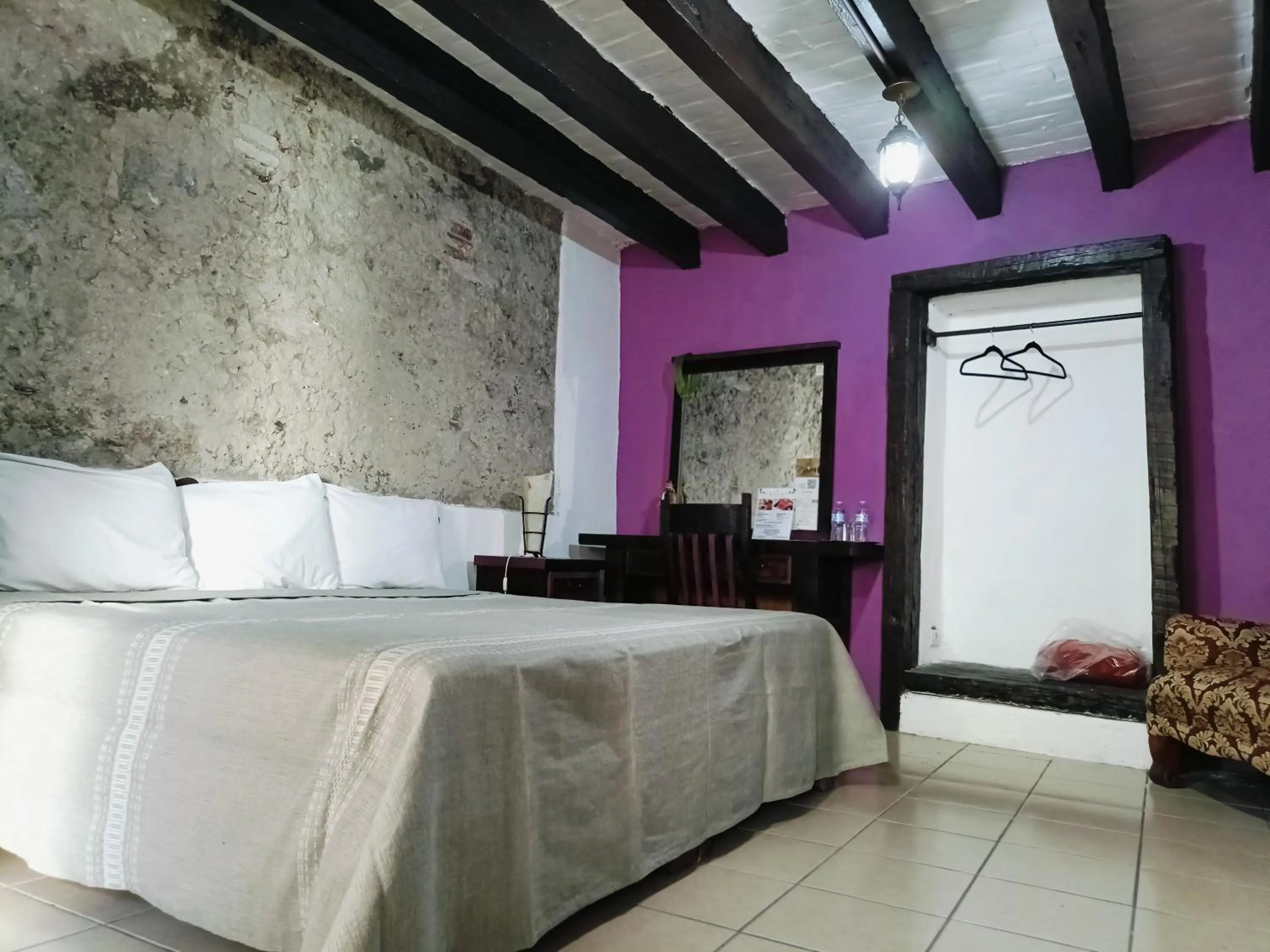 Bed in HOTEL BACANTES