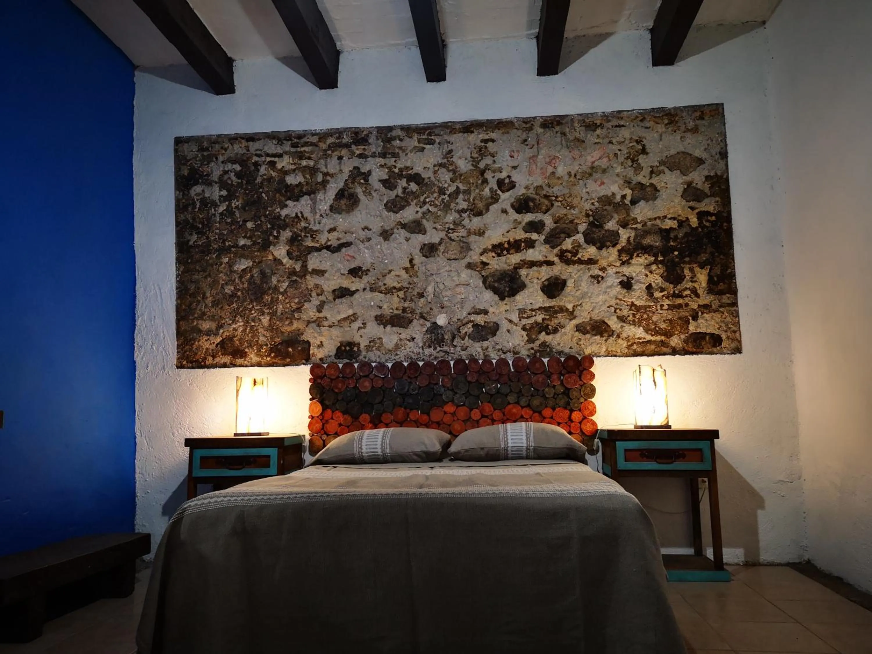 Bed in HOTEL BACANTES