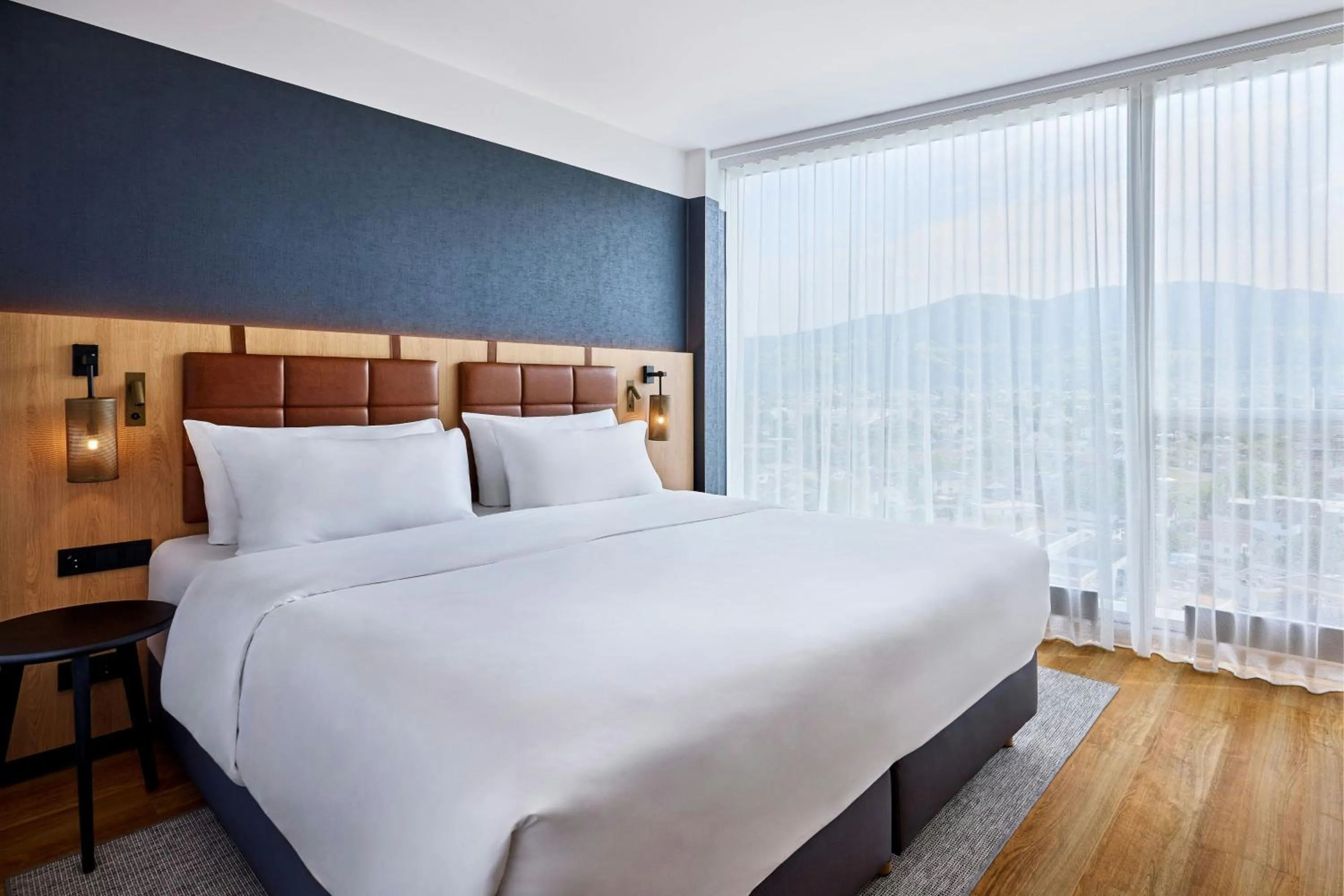 Bedroom, Bed in Four Points by Sheraton Panoramahaus Dornbirn