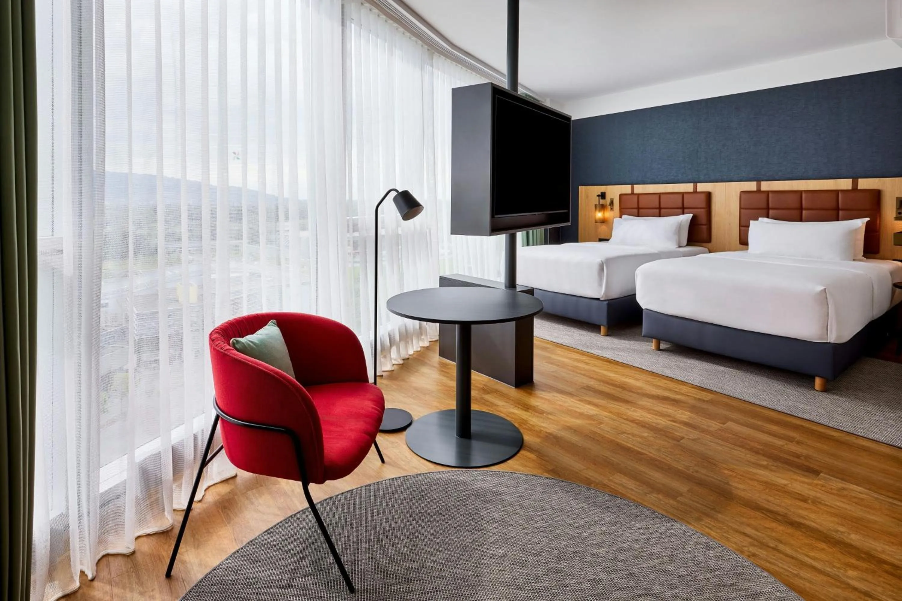Bedroom, Bed in Four Points by Sheraton Panoramahaus Dornbirn