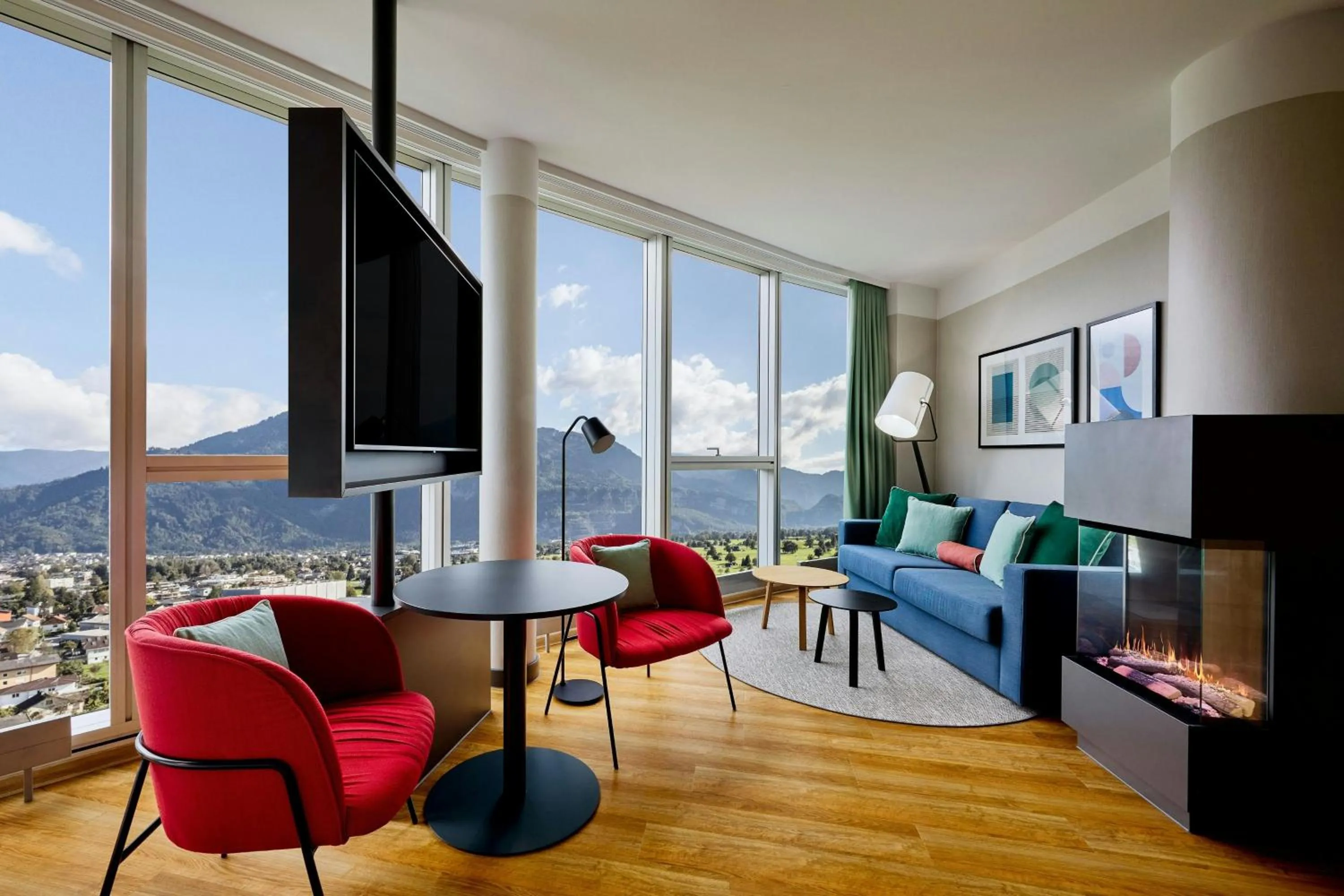 Living room in Four Points by Sheraton Panoramahaus Dornbirn