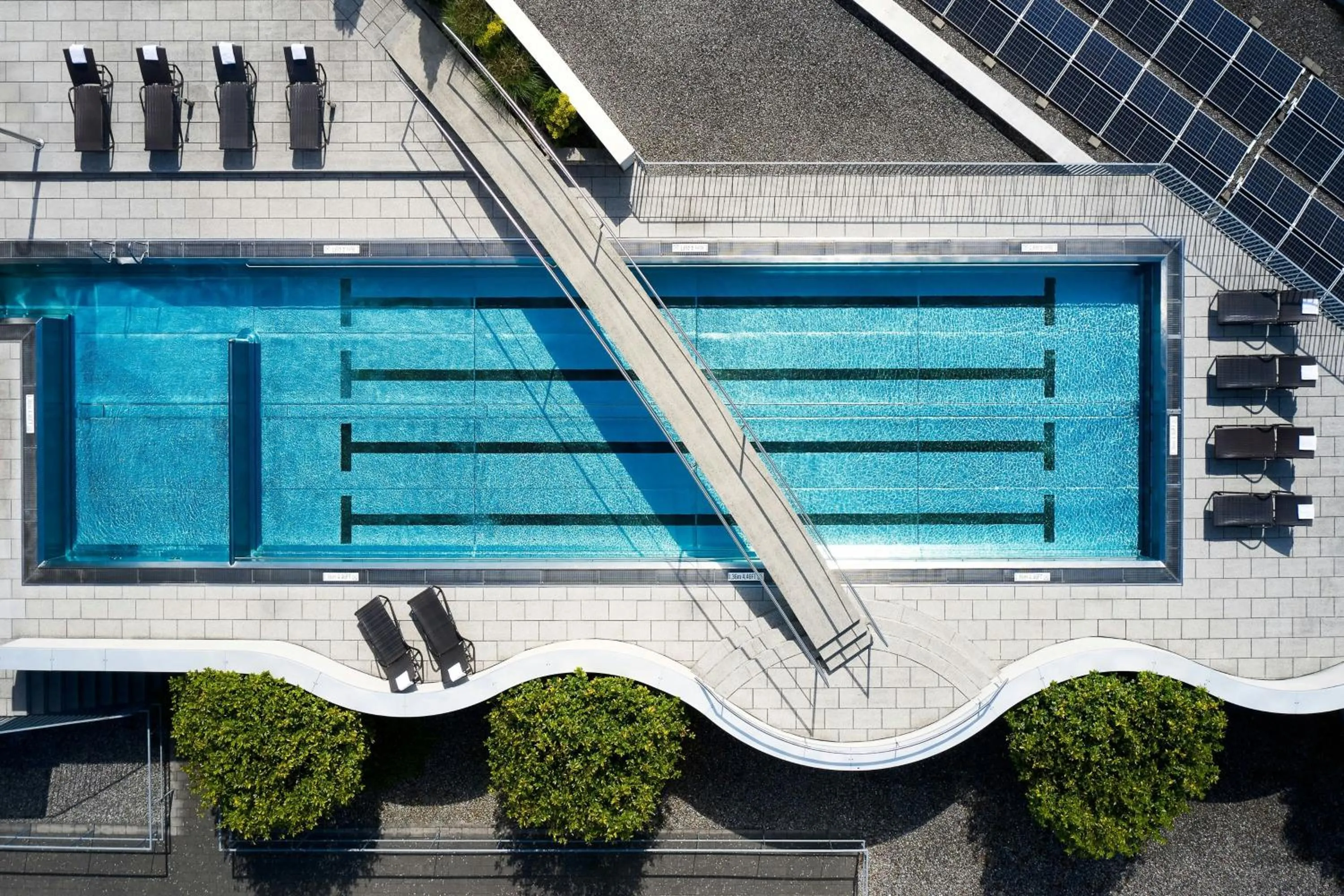Swimming pool in Four Points by Sheraton Panoramahaus Dornbirn