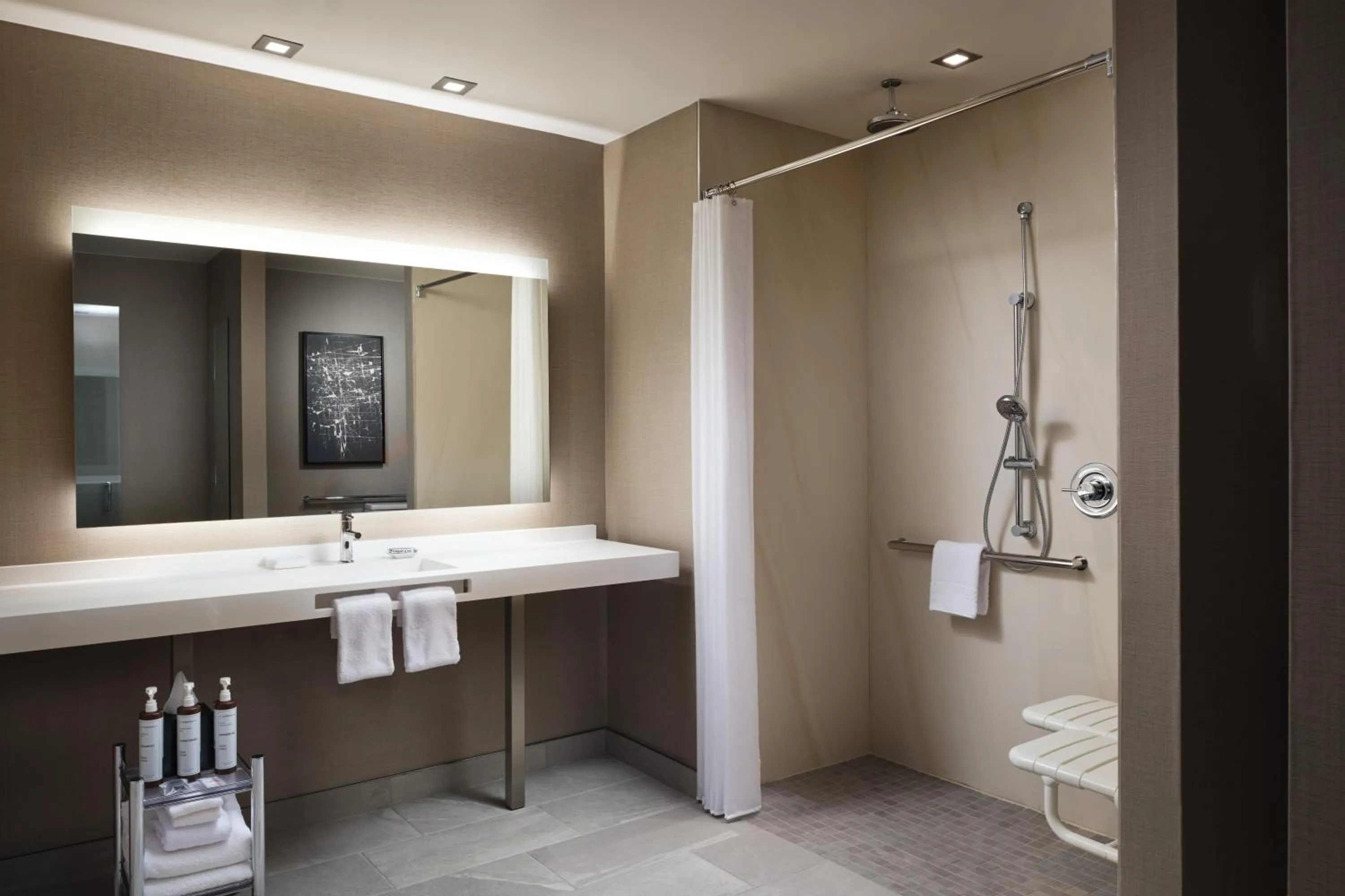 Bathroom in AC Hotel by Marriott Jackson Ridgeland