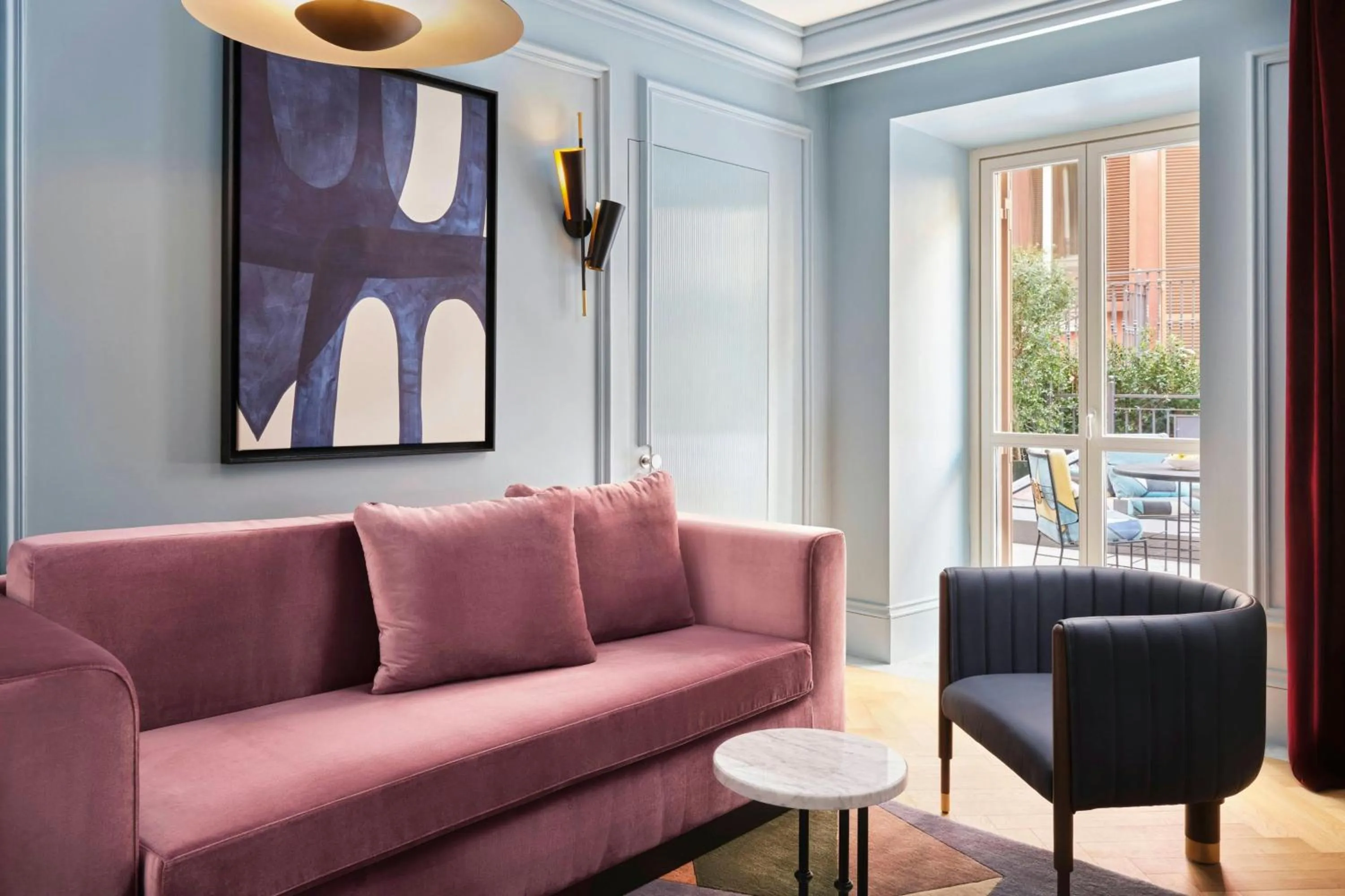 Living room in W Rome