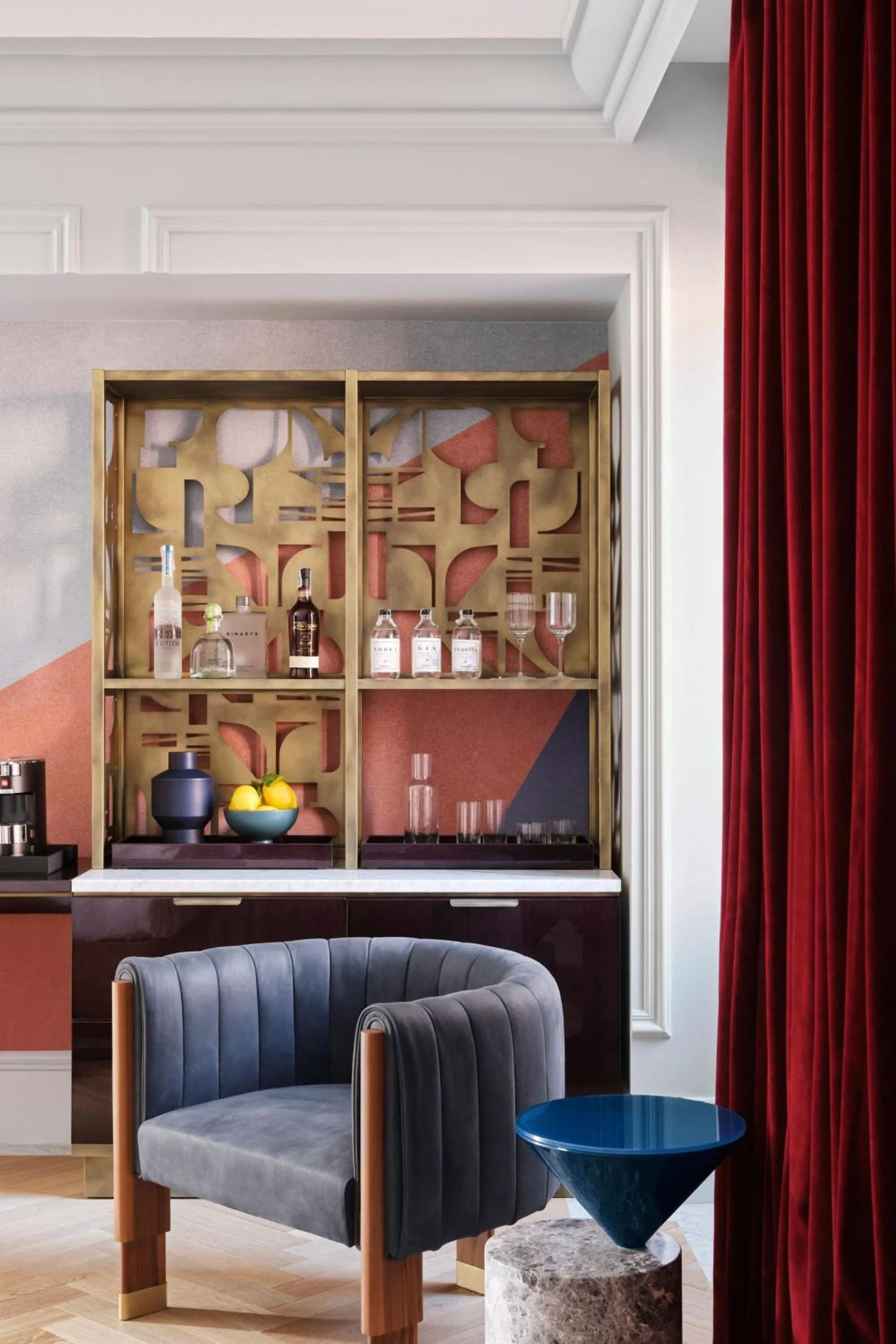 Photo of the whole room in W Rome