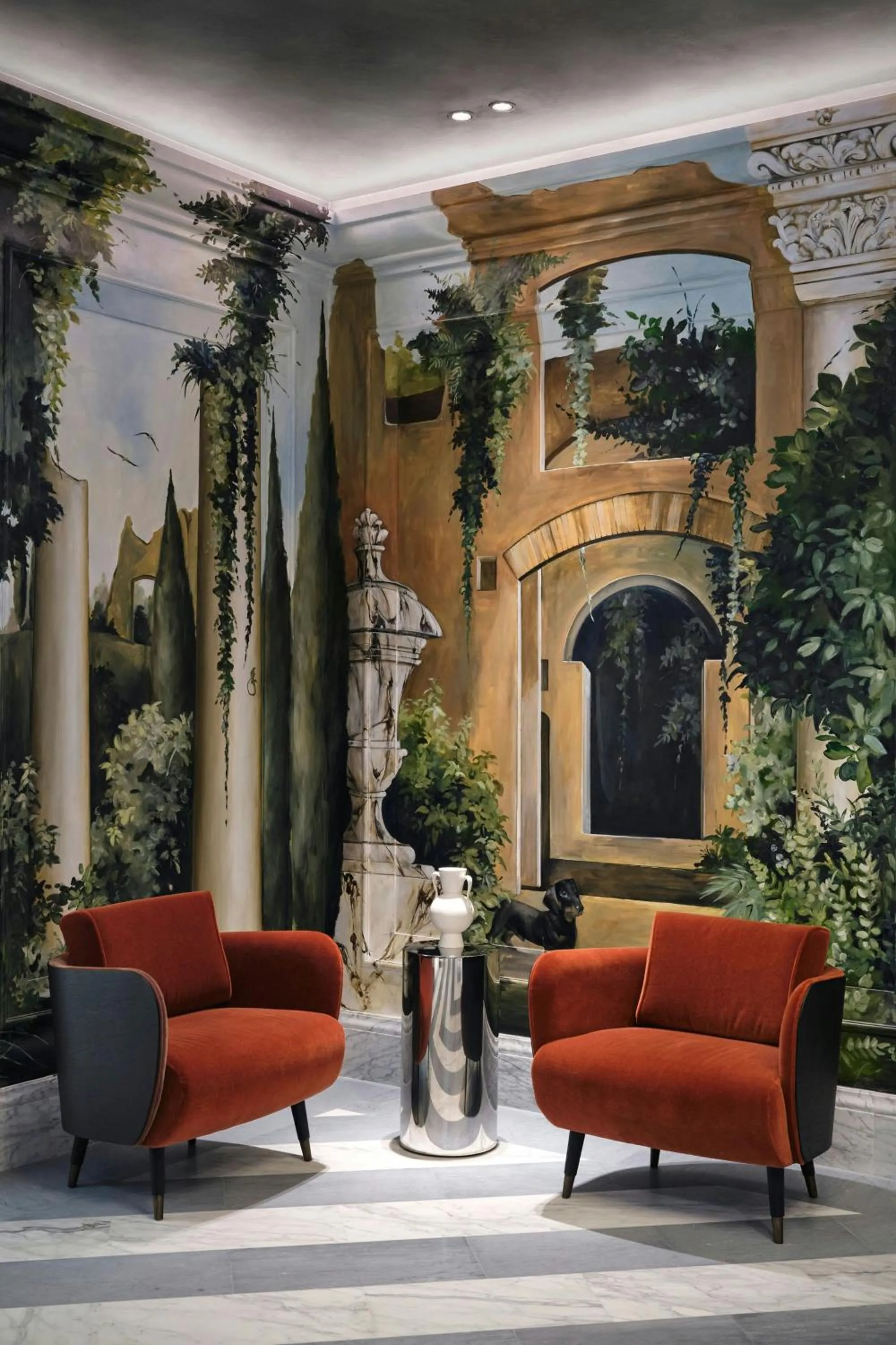 Lobby or reception in W Rome