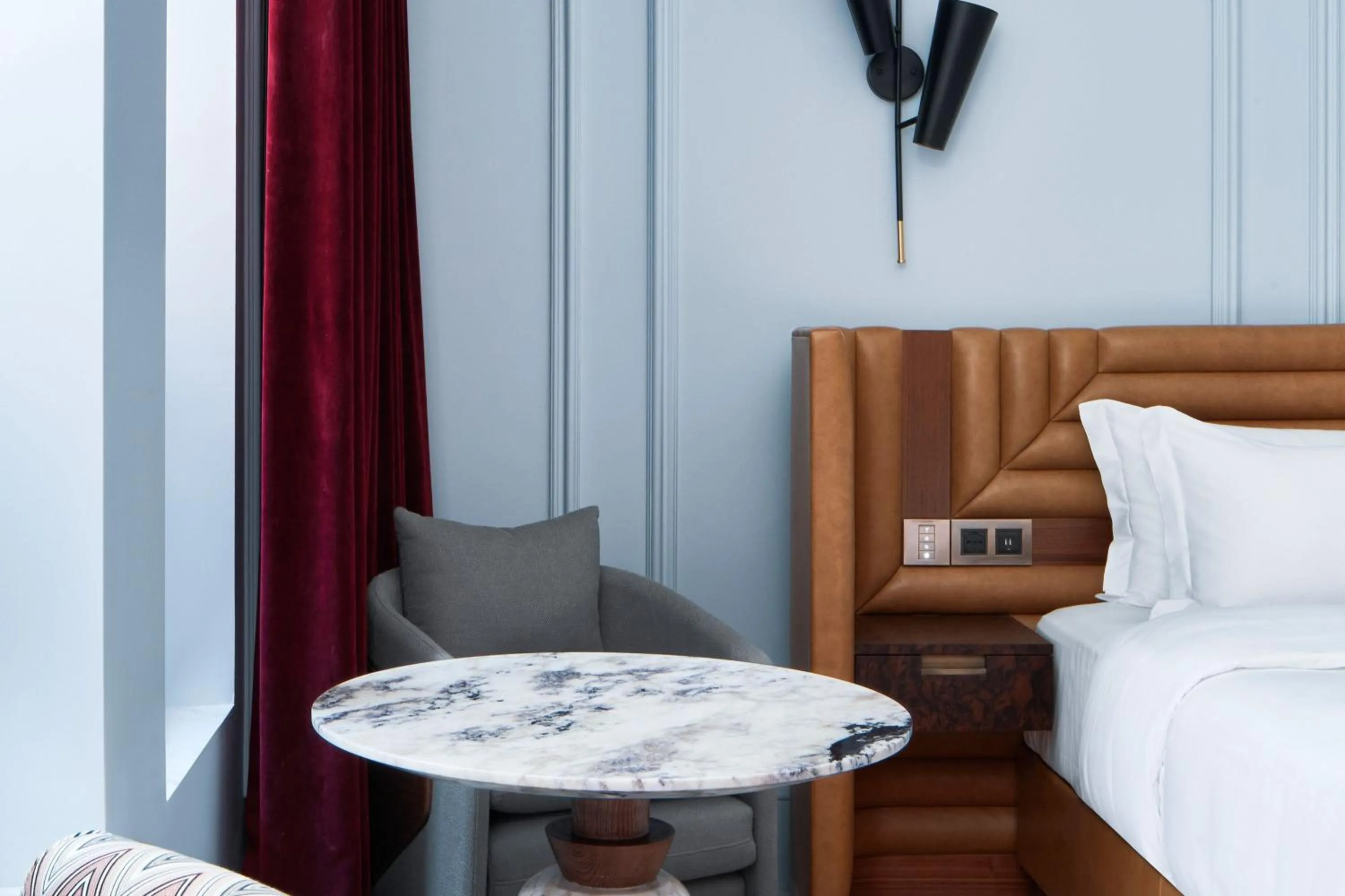 Photo of the whole room, Bed in W Rome