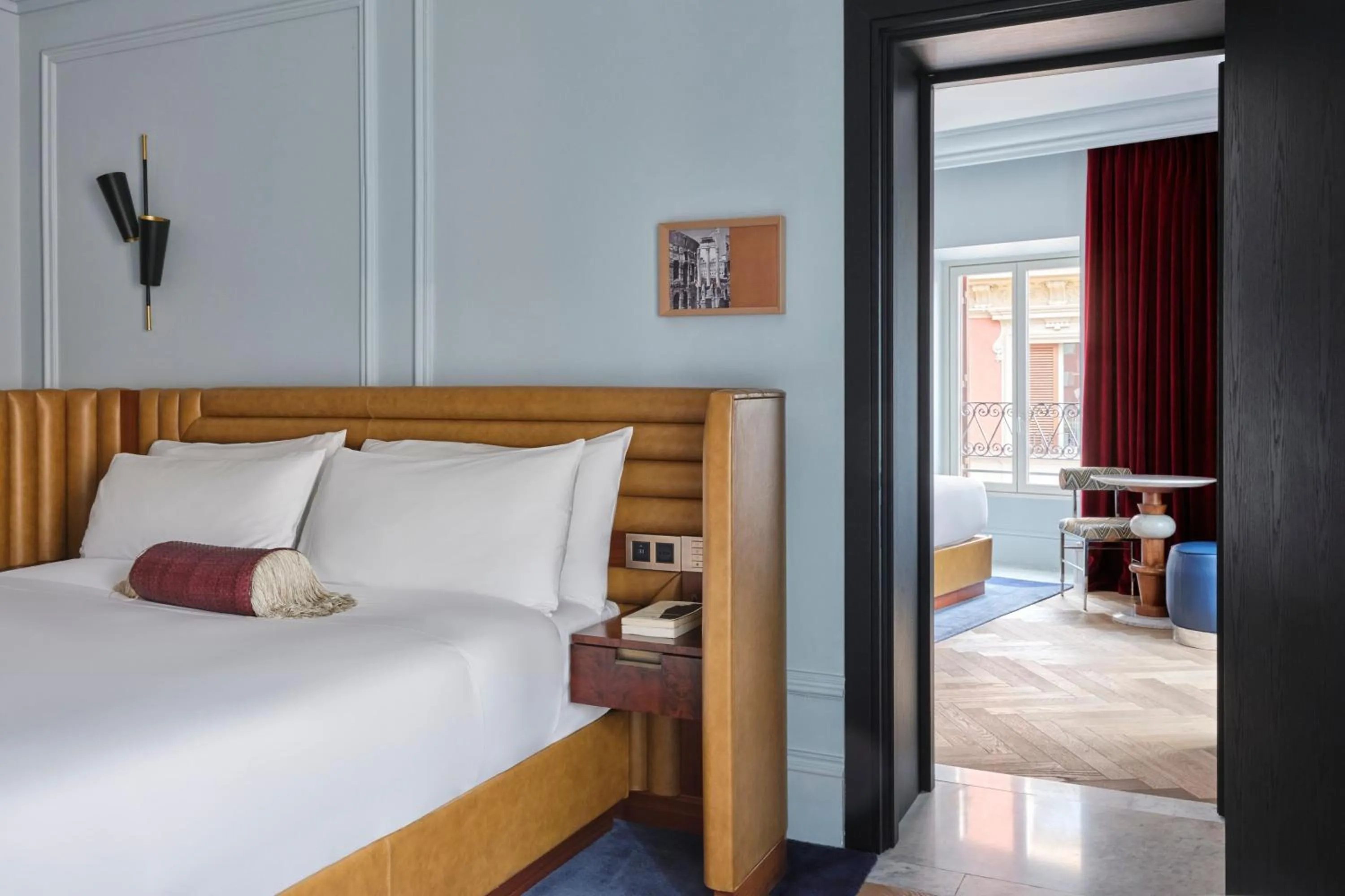 Photo of the whole room, Bed in W Rome