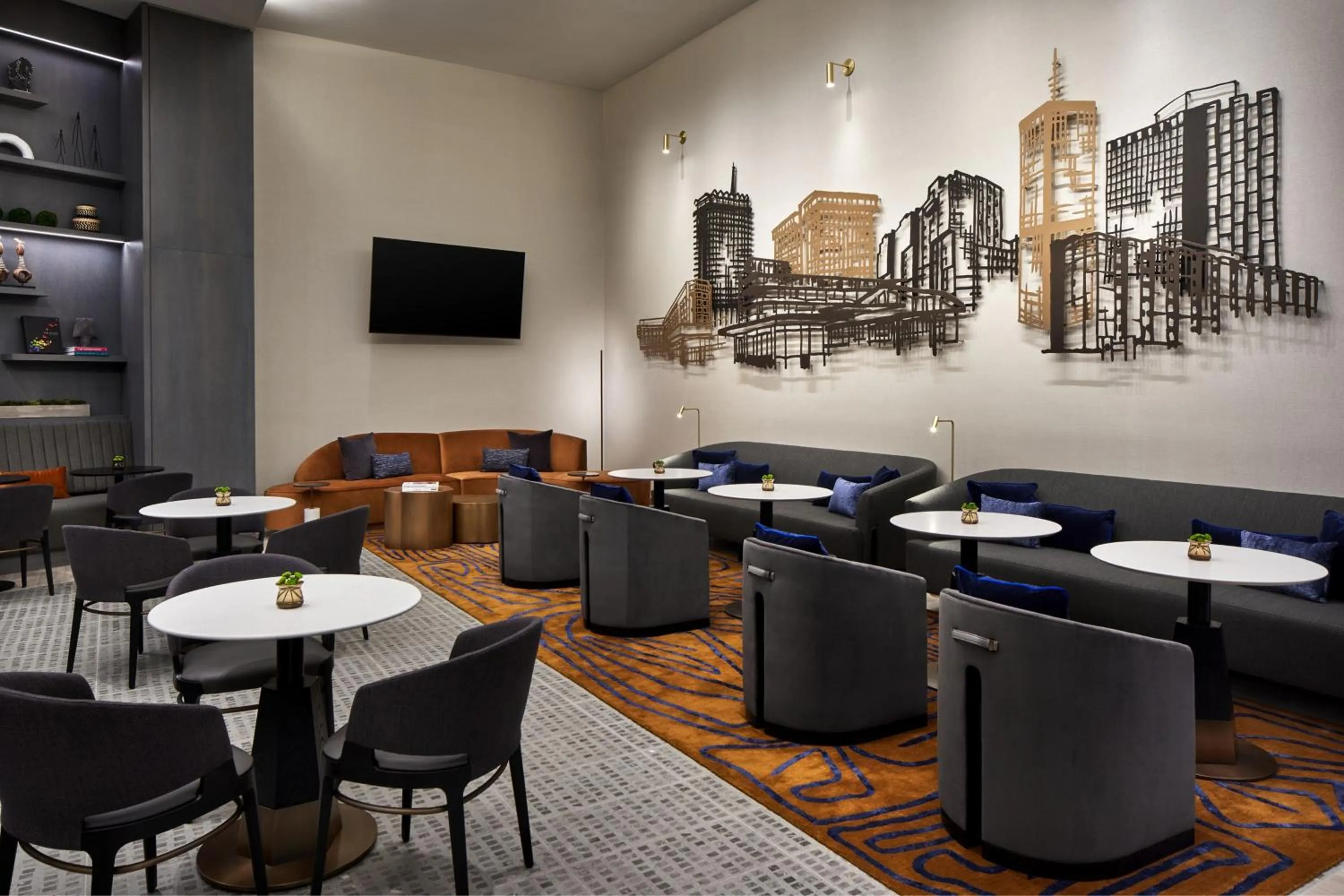 Lounge or bar in Marriott Bethesda Downtown at Marriott HQ