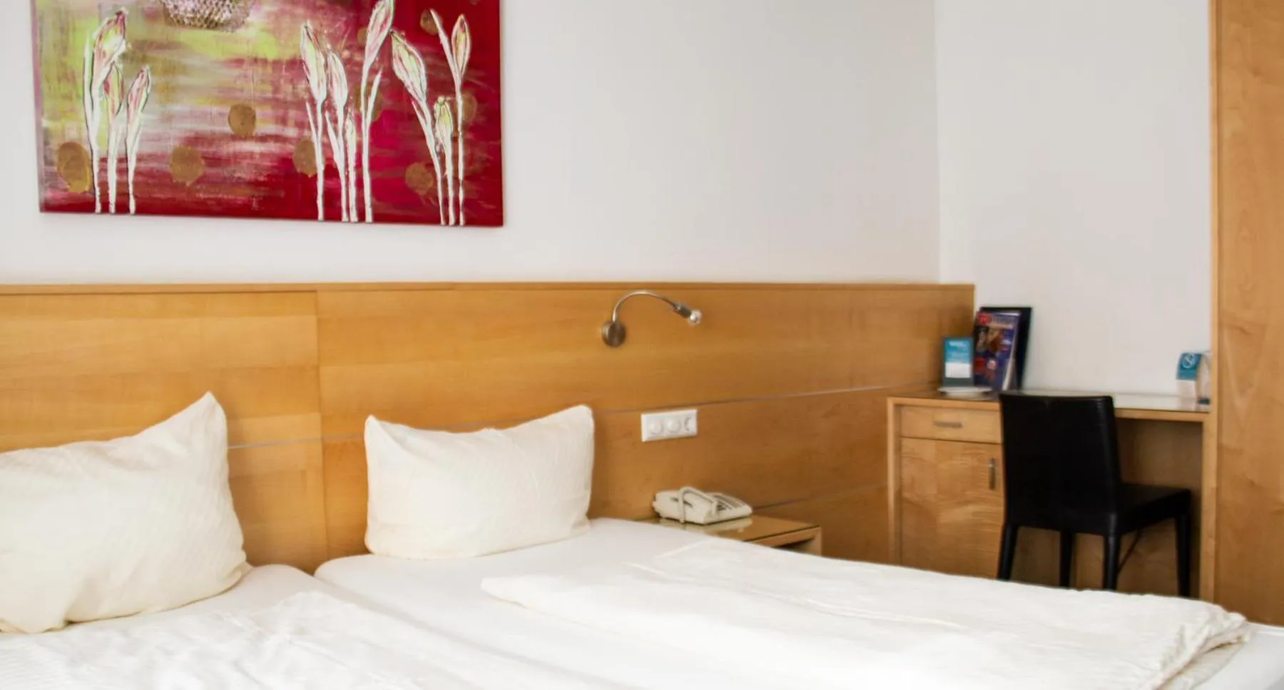 Bed in Hotel-Restaurant Steuermann