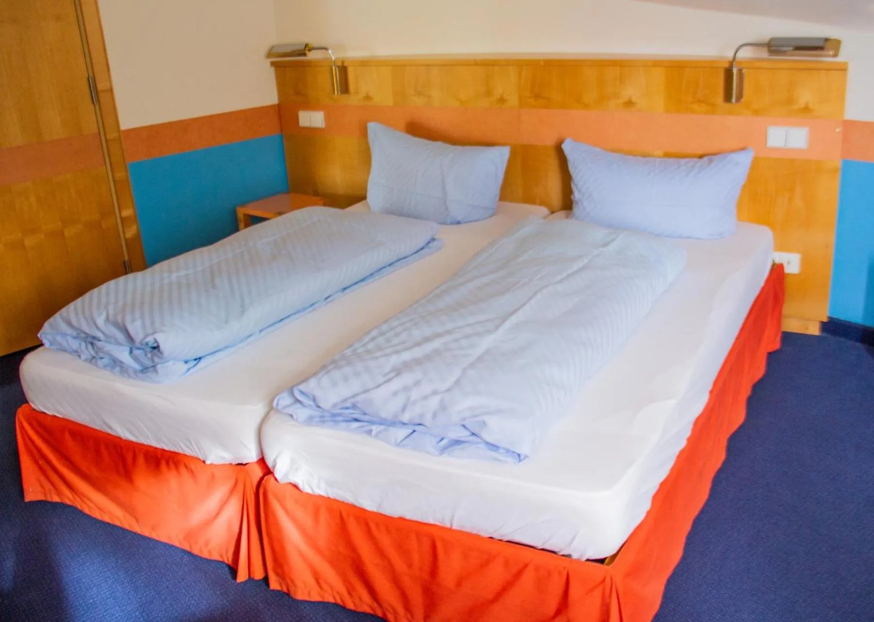 Bed in Hotel-Restaurant Steuermann