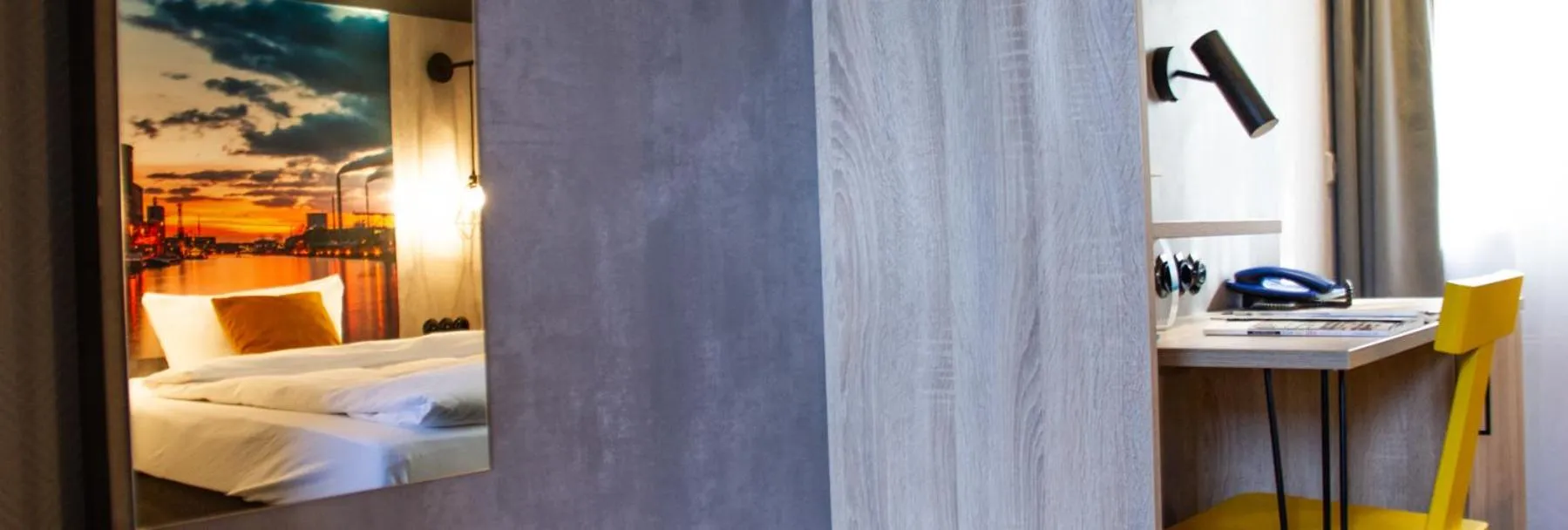 Bed in Hotel-Restaurant Steuermann