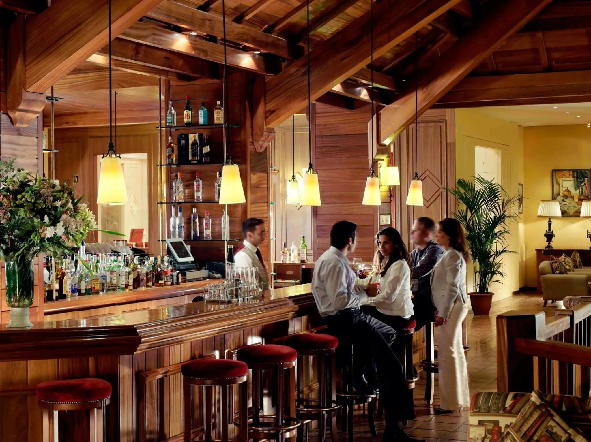 Lounge or bar in InterContinental Mzaar Lebanon Mountain Resort & Spa by IHG