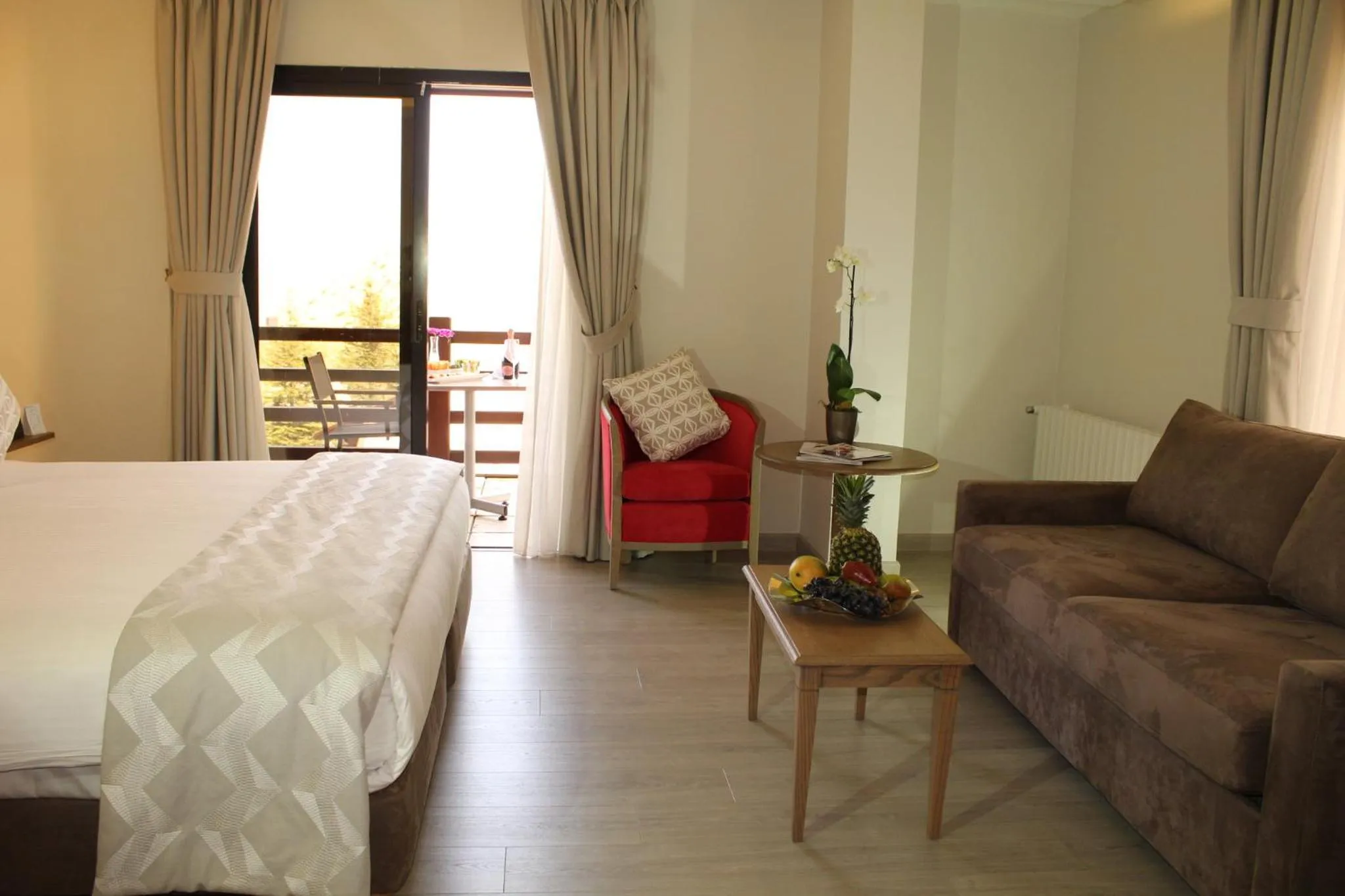 Photo of the whole room, Bed in InterContinental Mzaar Lebanon Mountain Resort & Spa by IHG