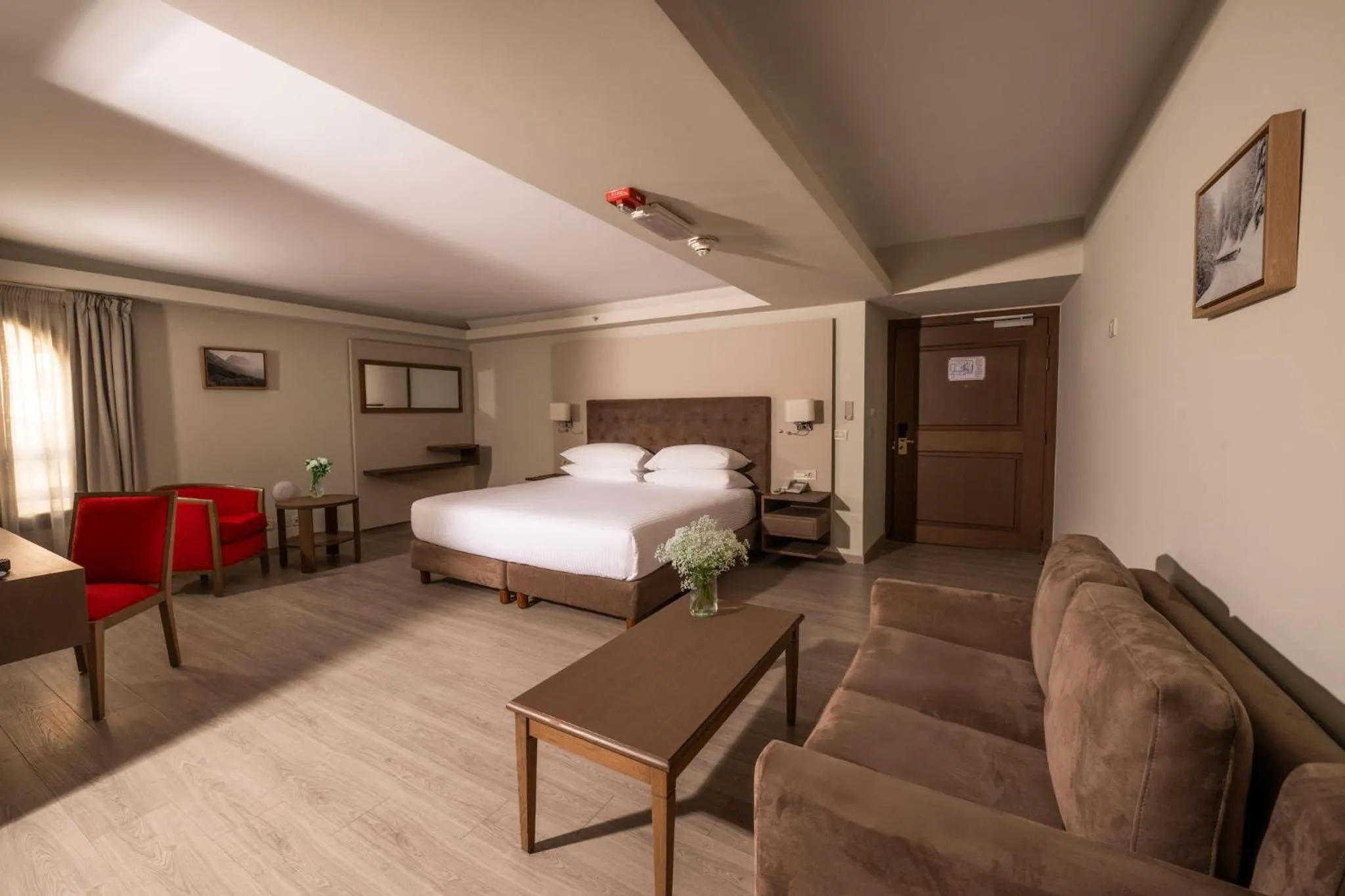 Photo of the whole room, Bed in InterContinental Mzaar Lebanon Mountain Resort & Spa by IHG