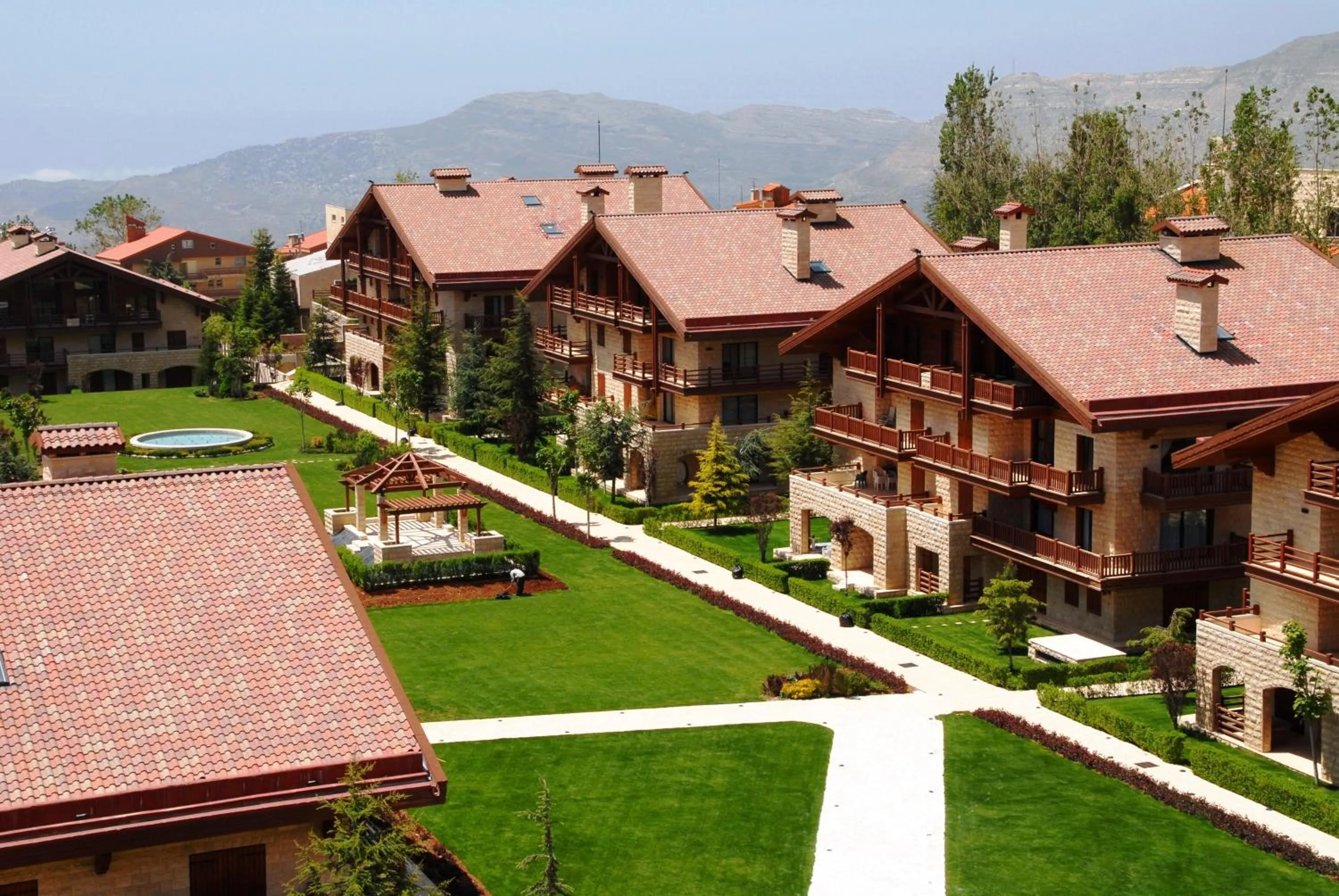 Property building in InterContinental Mzaar Lebanon Mountain Resort & Spa by IHG
