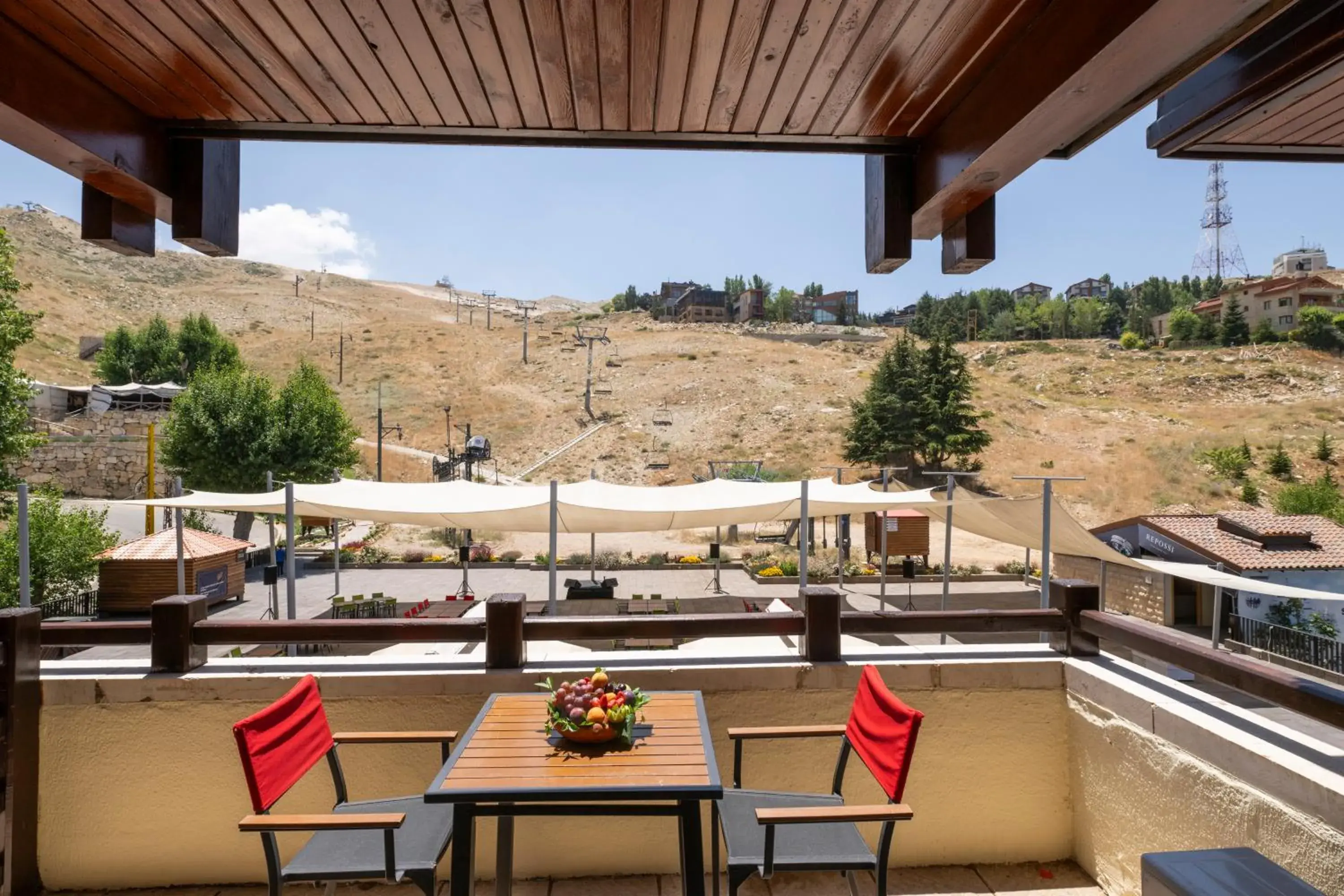 Mountain view in InterContinental Mzaar Lebanon Mountain Resort & Spa by IHG Mountain view in InterContinental Mzaar Lebanon Mountain Resort & Spa by IHG