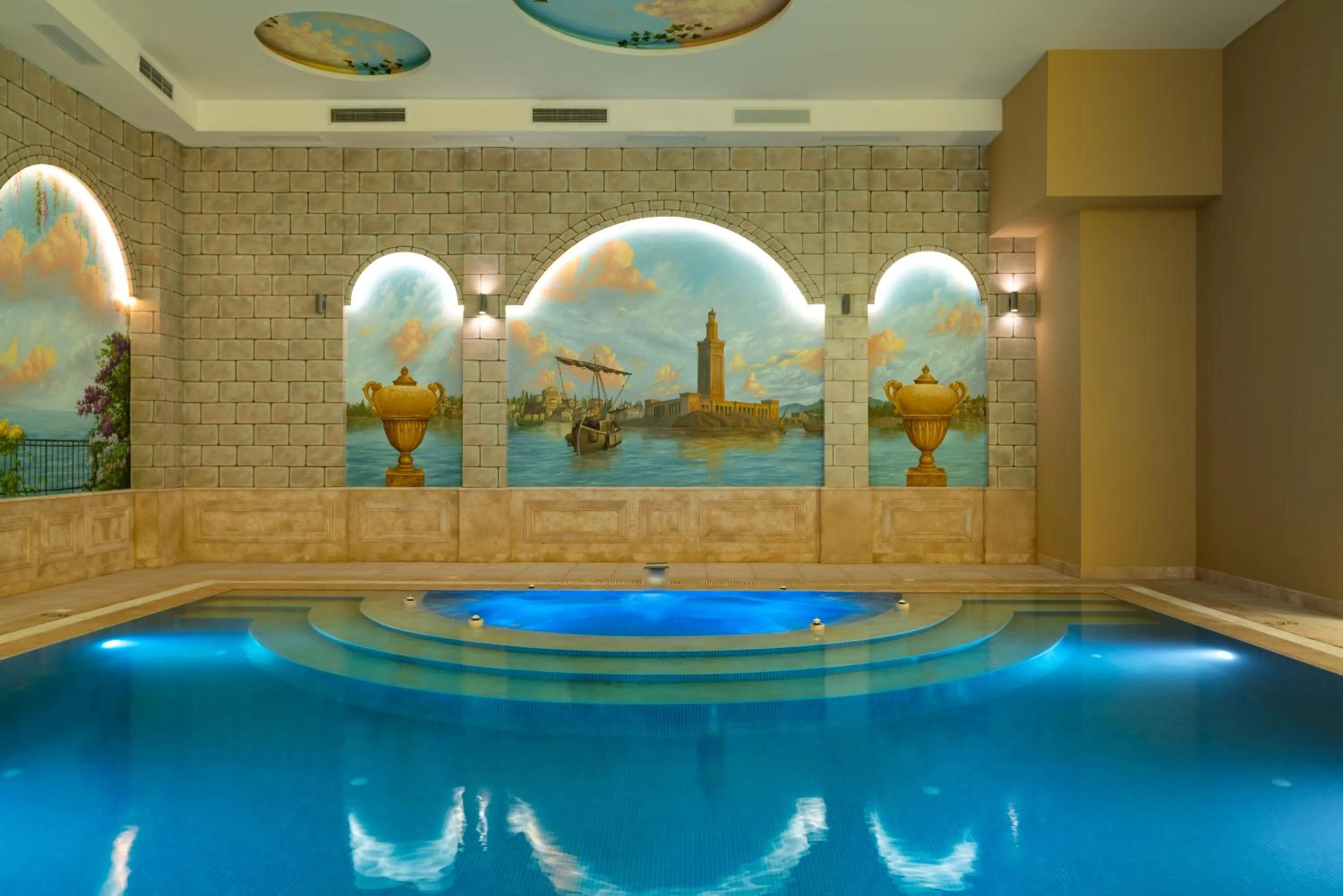 Swimming pool in Rhactus Hotel, New Alamein